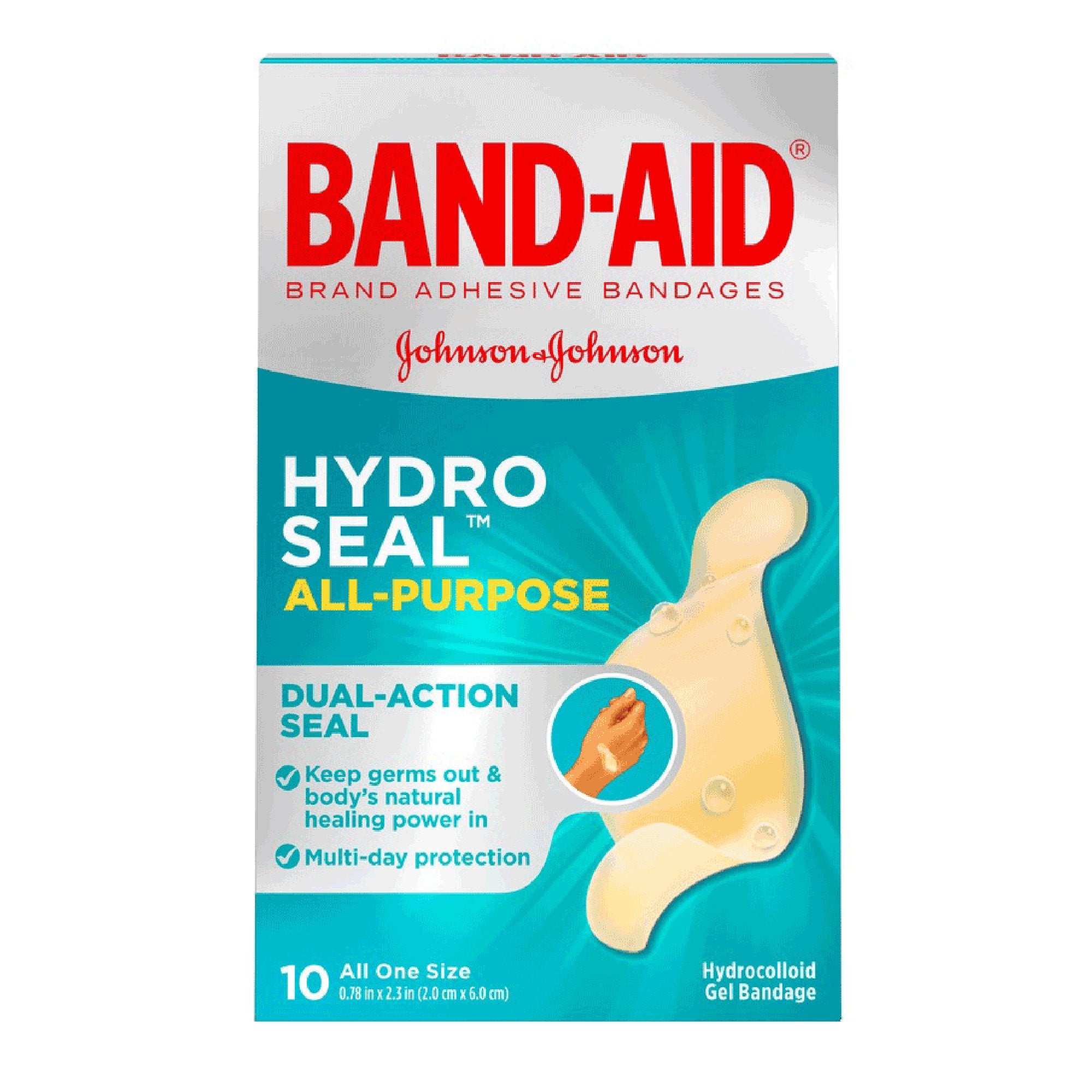 Waterproof Adhesive Strip Band-Aid® Hydro Seal™ 1.1 X 2.1 Inch Hydrocolloid Gel Oval Tan Sterile