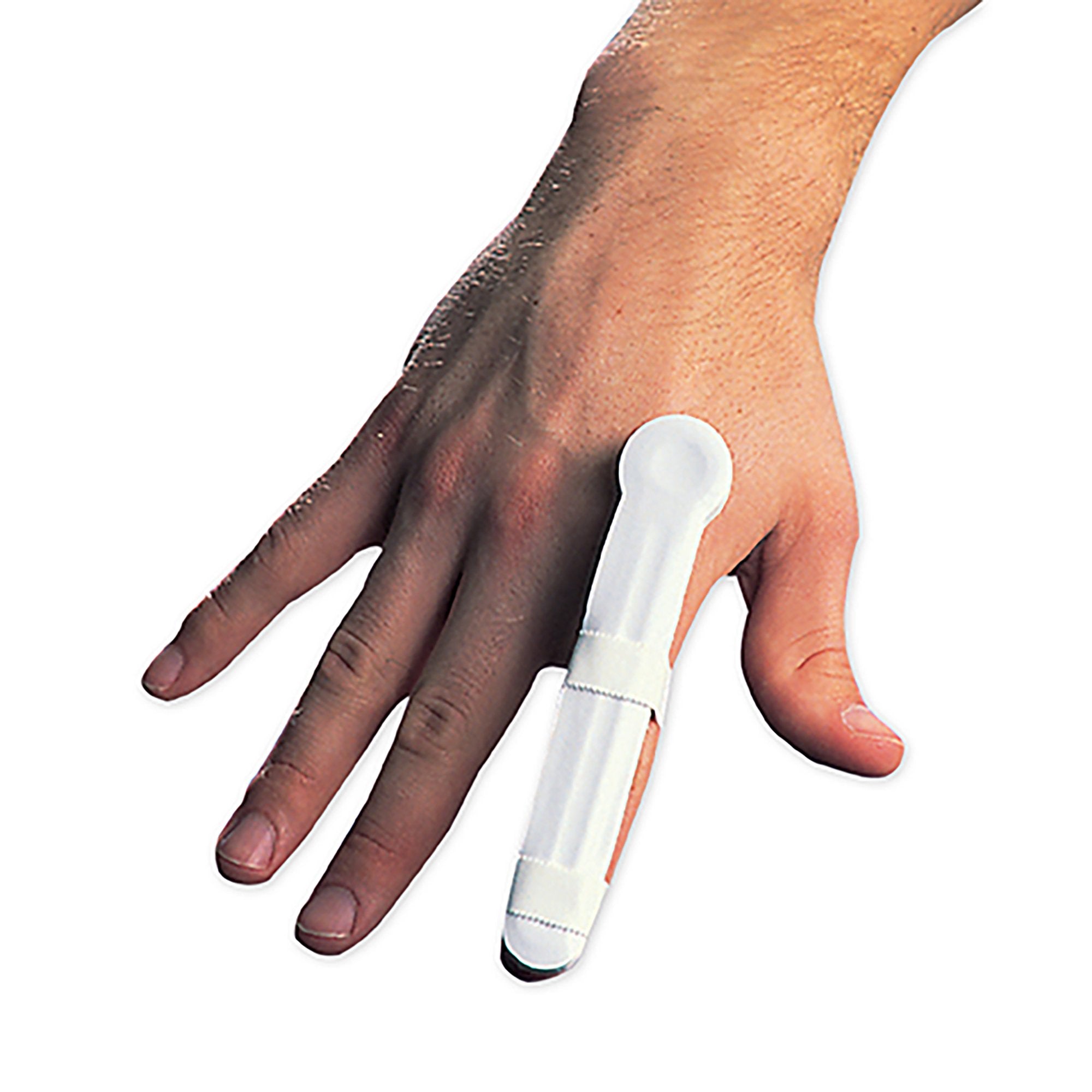 Finger Splint Plastalume® Adult Size A-3 Without Fastening Left or Right Hand White