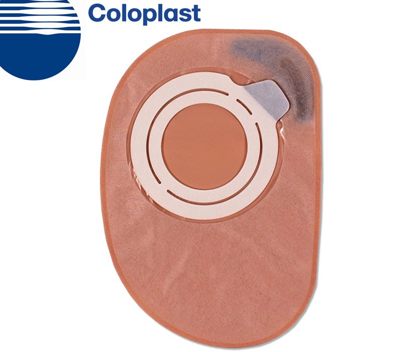 Colostomy Pouch Assura® Two-Piece System 8-1/2 Inch Length, Maxi Closed End