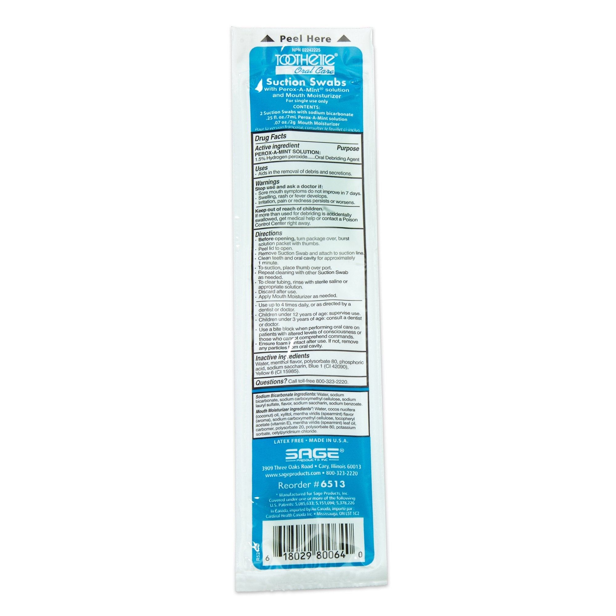 Toothette® Suction Swab Kit