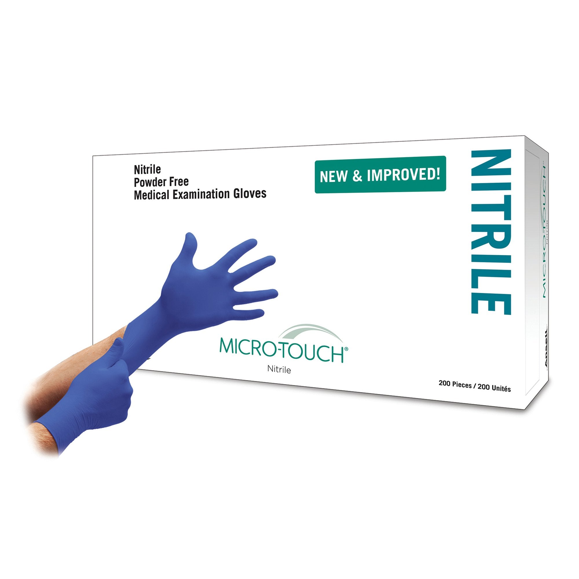 Micro-Touch® Nitrile Exam Glove, Extra Large, Blue