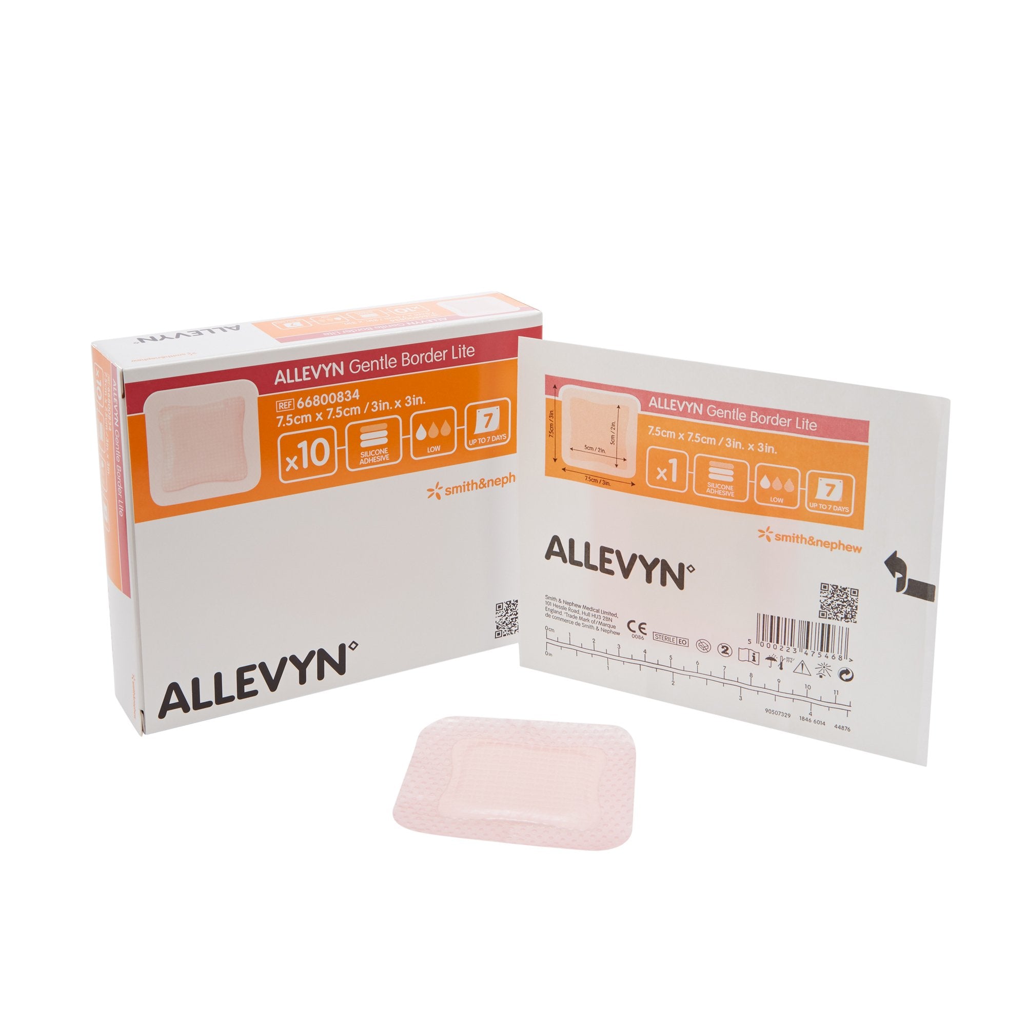 Allevyn Gentle Border Lite Silicone Foam Dressing