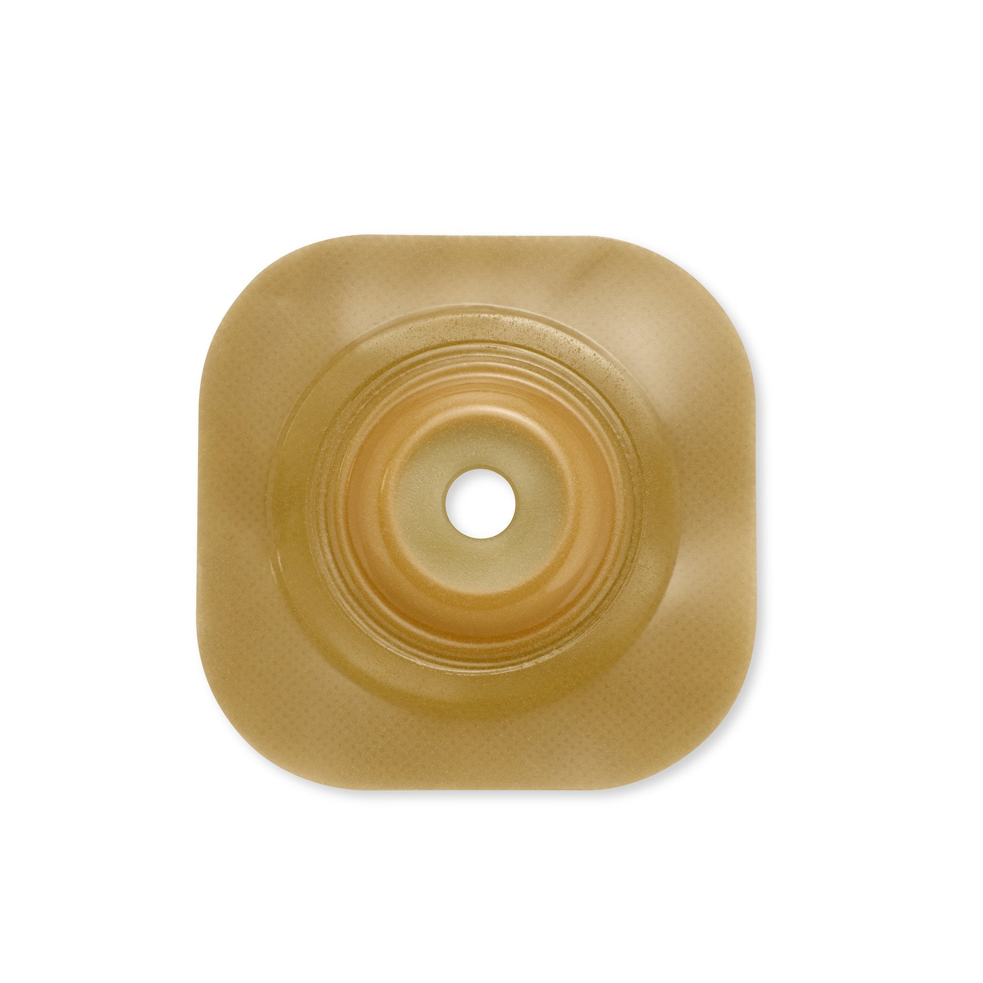 Ostomy Barrier CeraPlus™ New Image™ Trim to Fit, Extended Wear 44 mm Flange Green Code System Up to 1 Inch Opening 4 X 4 Inch