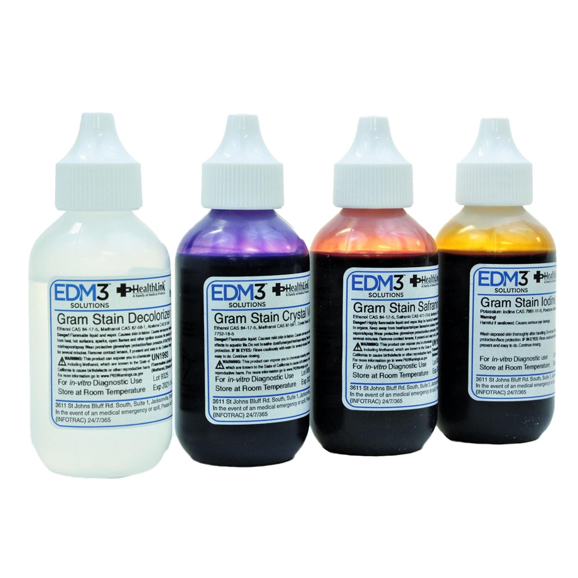 Gram Stain Set 4 X 2 oz.