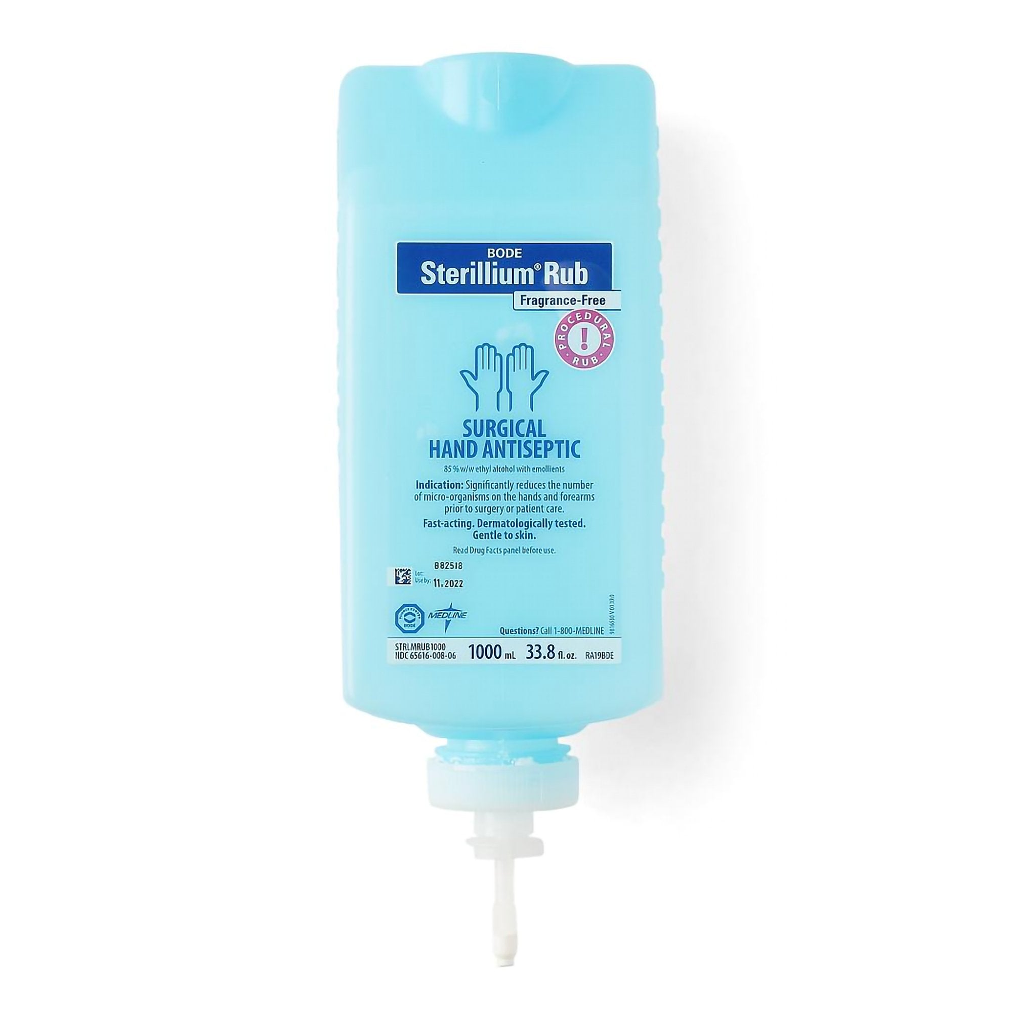 Hand Sanitizer Sterillium® Rub 1 Liter Ethyl Alcohol Liquid Bottle