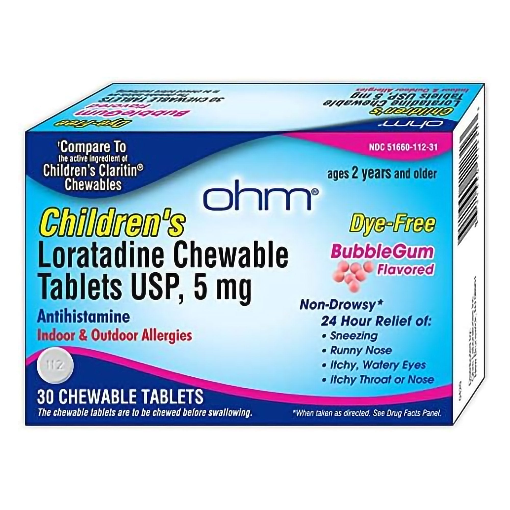 ohm® Loratadine Children's Allergy Relief