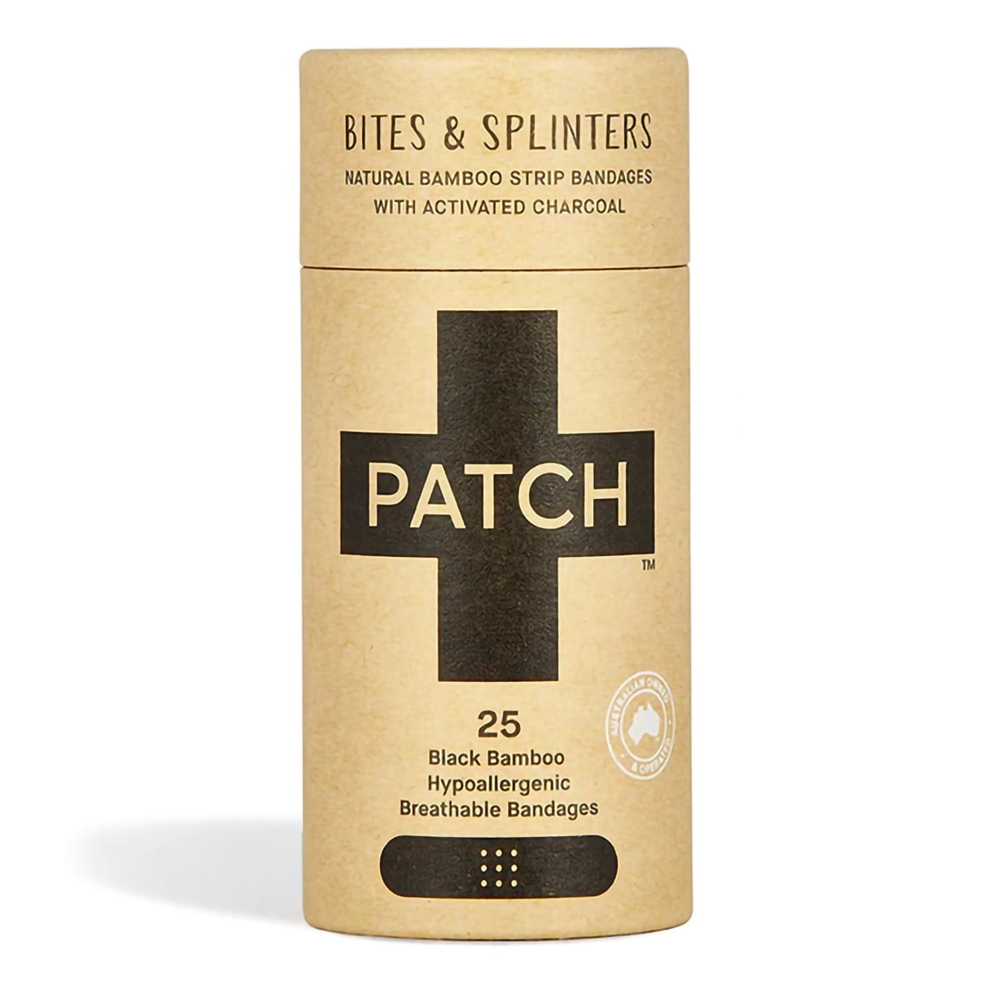 Patch™ Adhesive Strip with Charcoal, ¾ x 3 Inch
