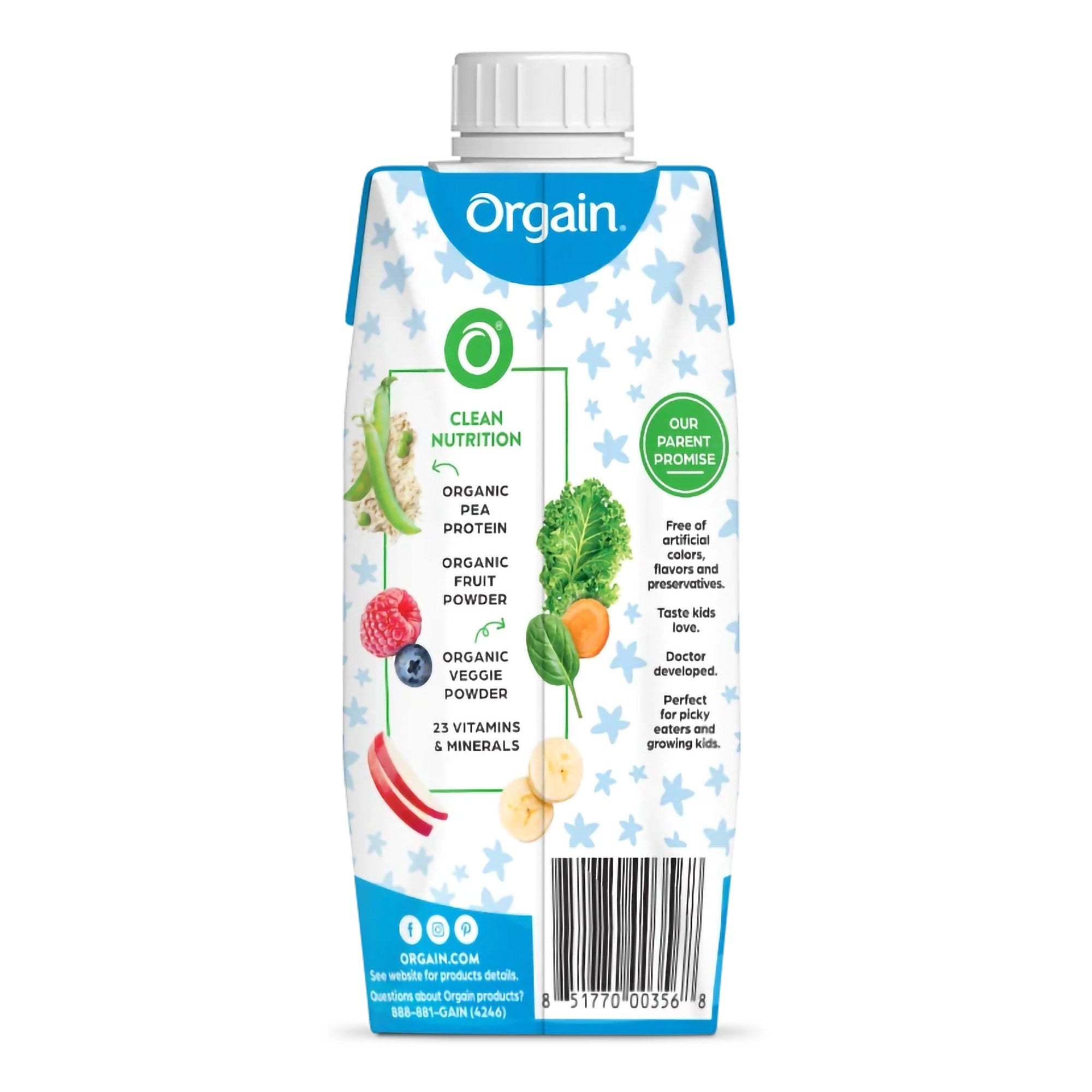 Orgain® Kids Plant Protein™ Nutritional Shake Pediatric Oral Supplement