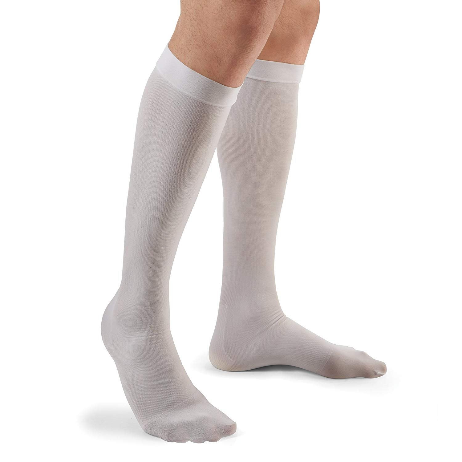 3M Futuro™ Anti-Embolism Stockings, Knee-High, Closed-Toe, Medium/Regular, White