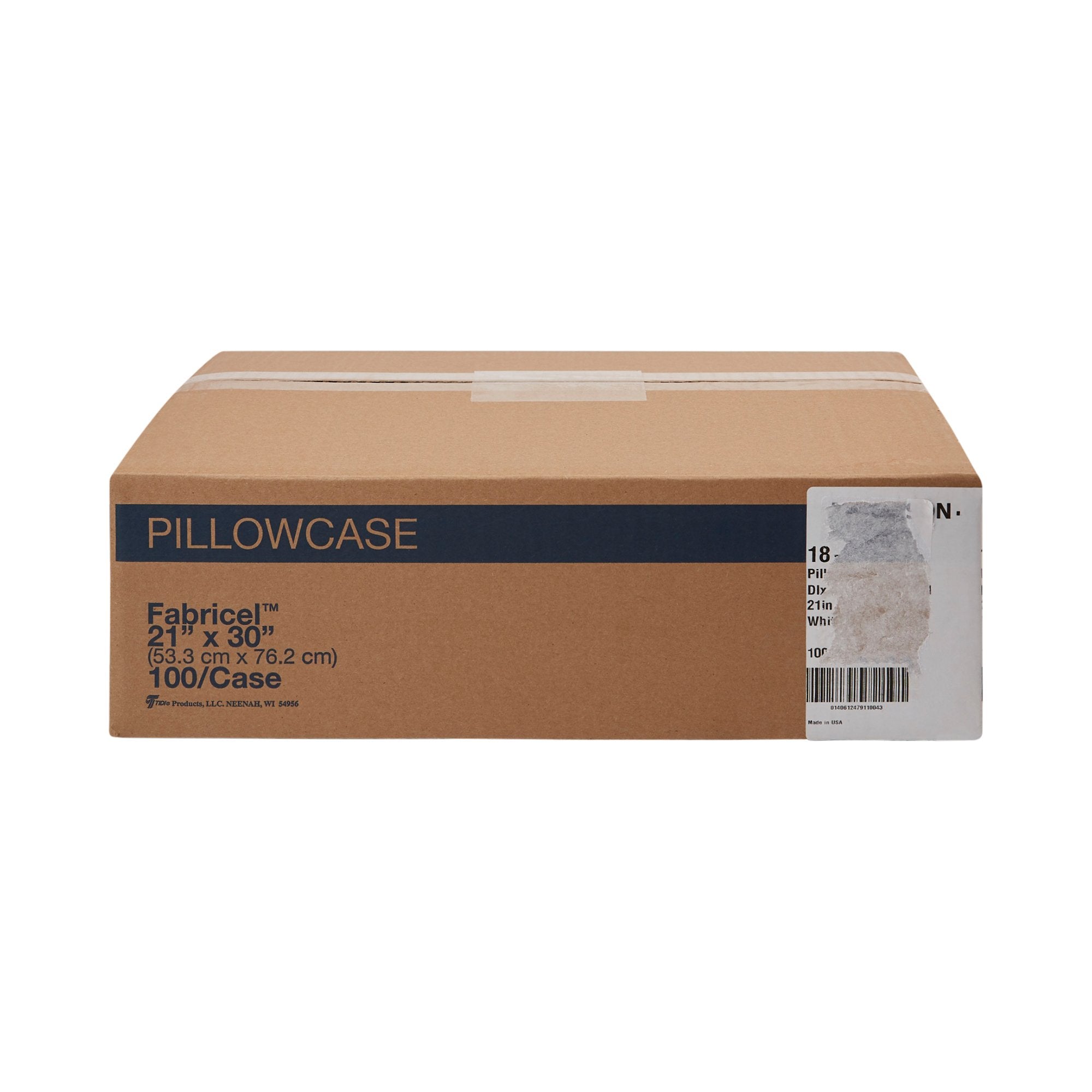 McKesson White Fabricel® Pillowcase, 21 x 30 Inch