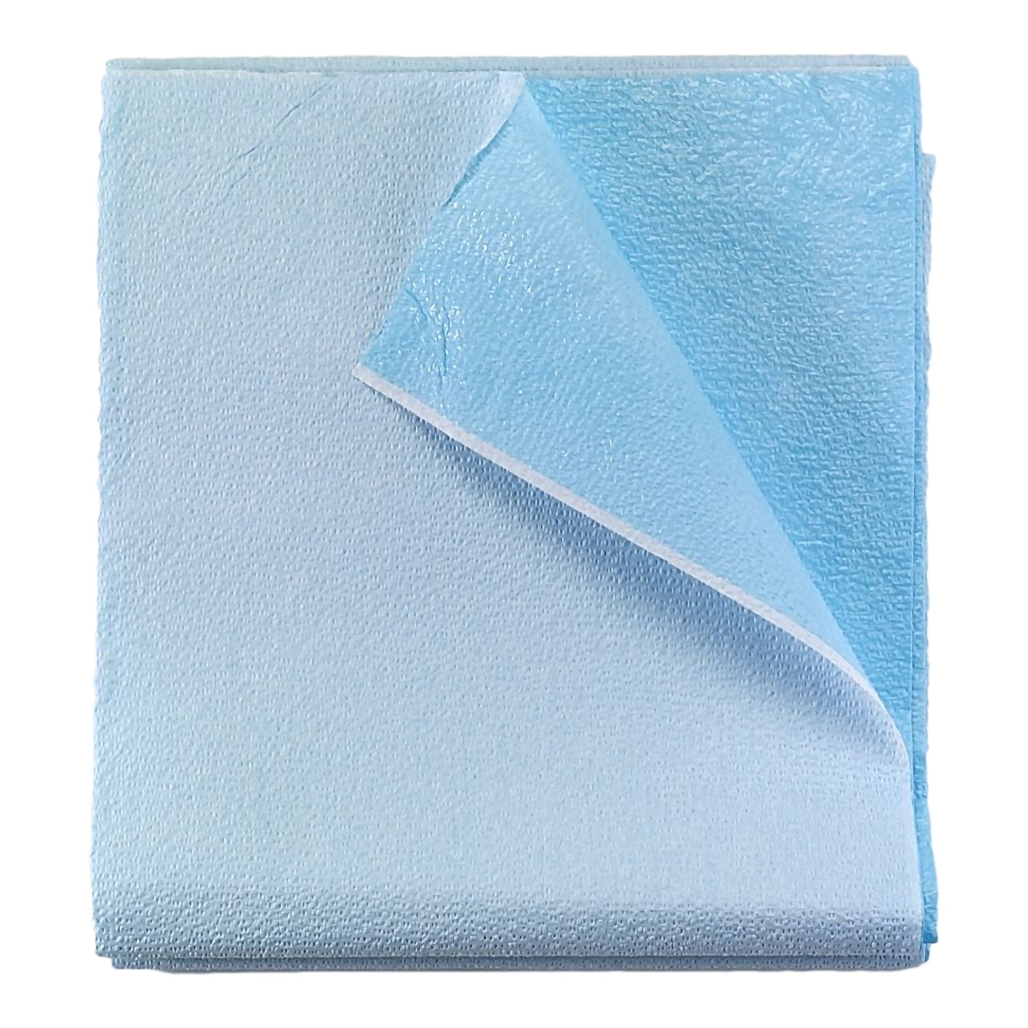 Tidi® Everyday Blue Flat Stretcher Sheet, 40 x 90 Inch