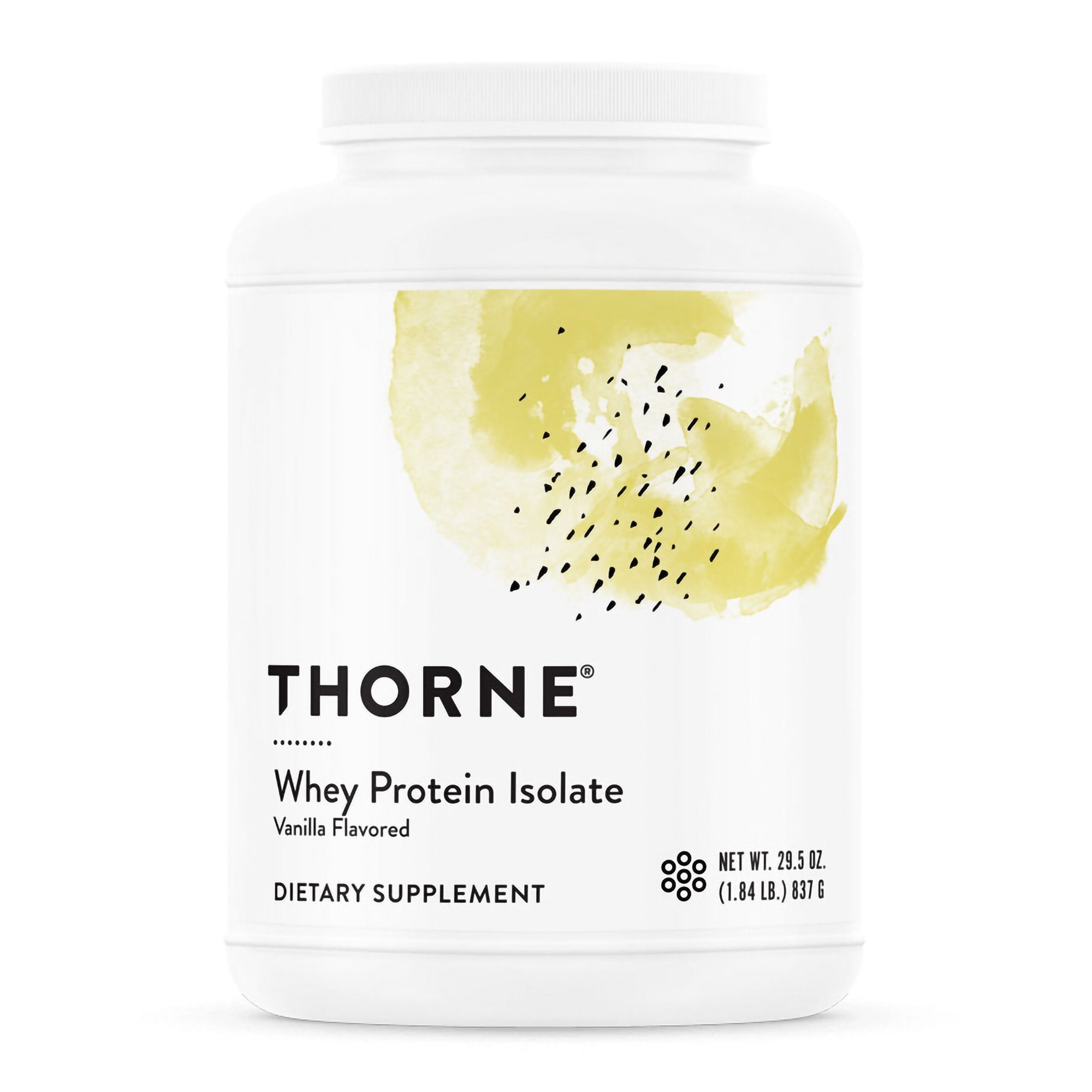 Thorne® Whey Protein Isolate Dietary Supplement, Vanilla Flavor