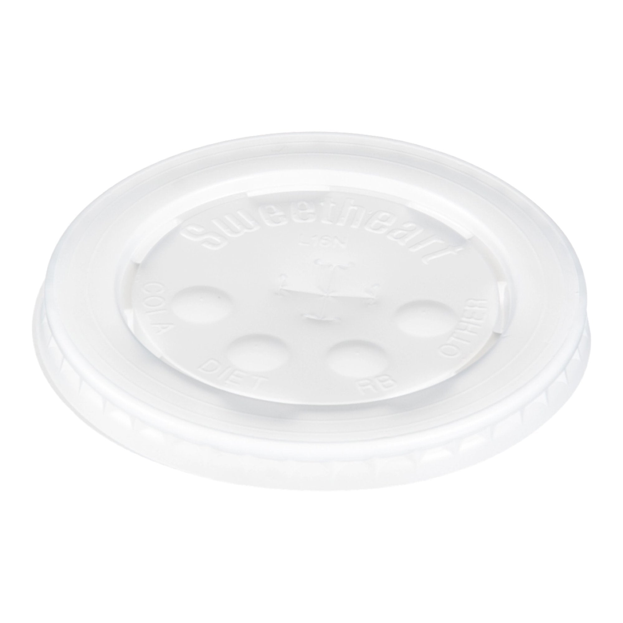 Lid Solo® Translucent, Polystyrene, Straw Slot, Cold Applications