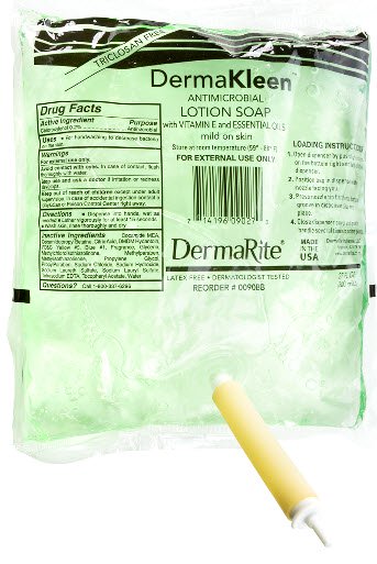 DermaKleen® Antimicrobial Soap 1000 mL Dispenser Refill Bag