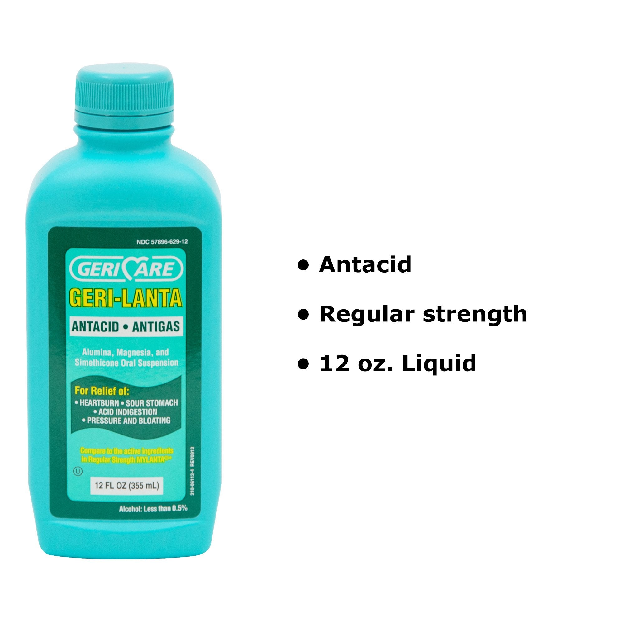 Geri-Care® Geri-Lanta Antacid Liquid Relief for Gas and Heartburn