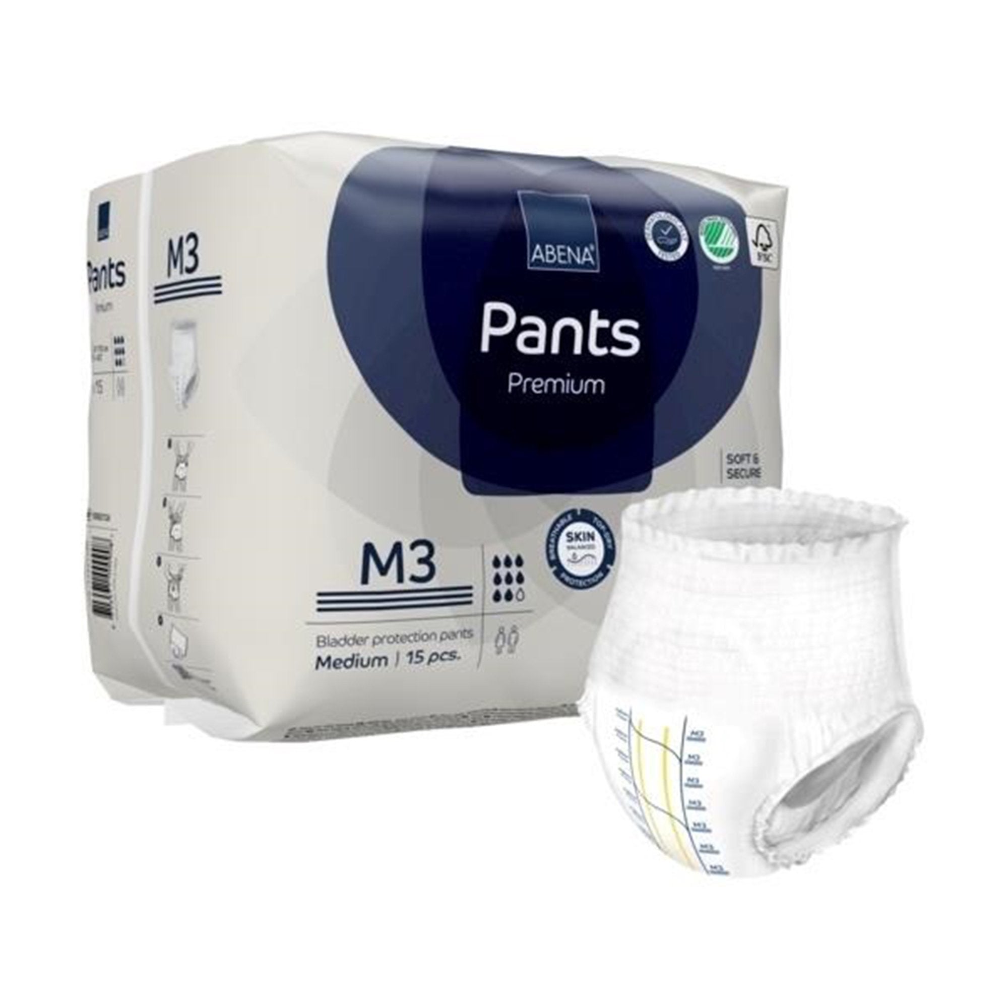 Abena® Premium Pants M3 Incontinence Brief, Medium