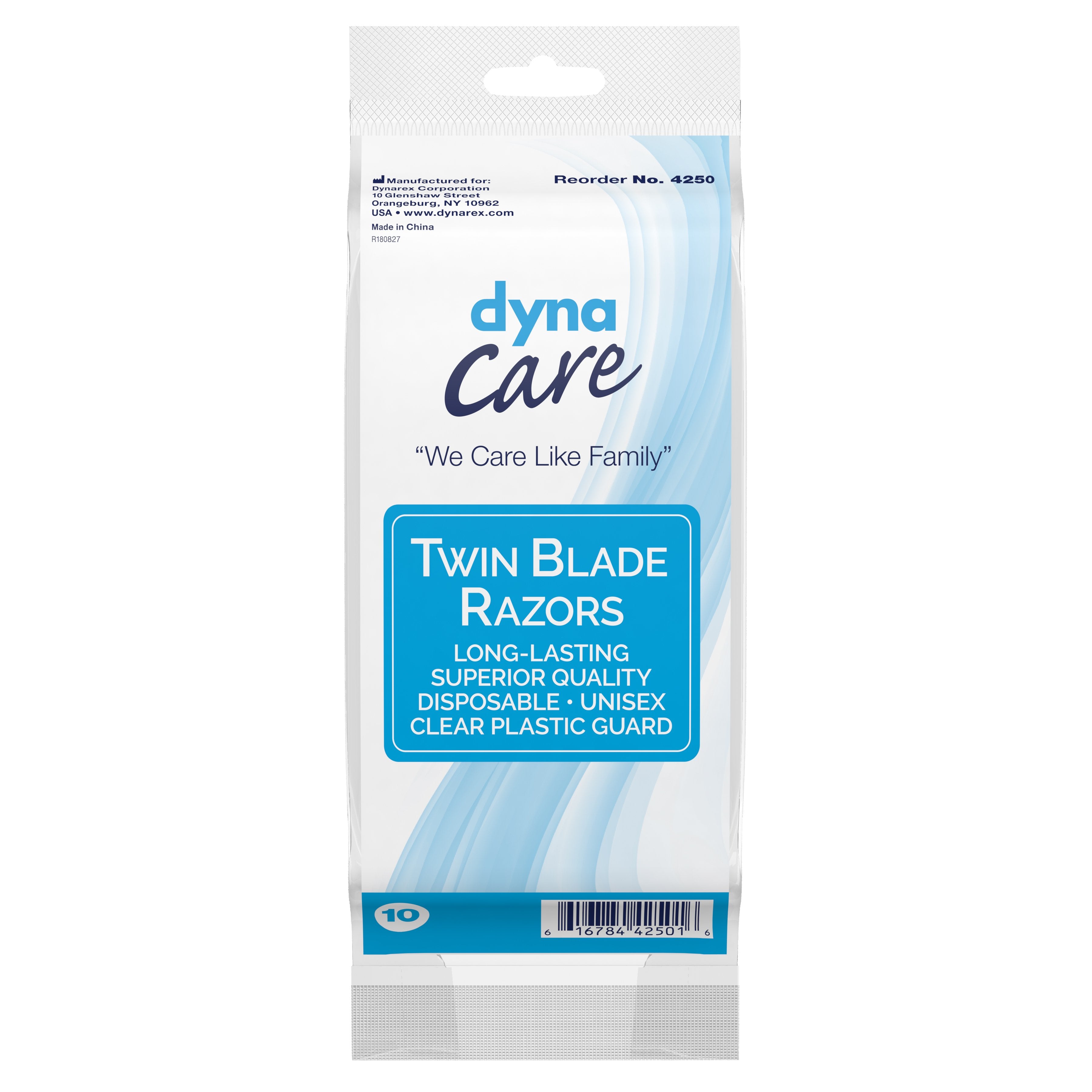 dynaCare® Twin Blade Disposable Razor