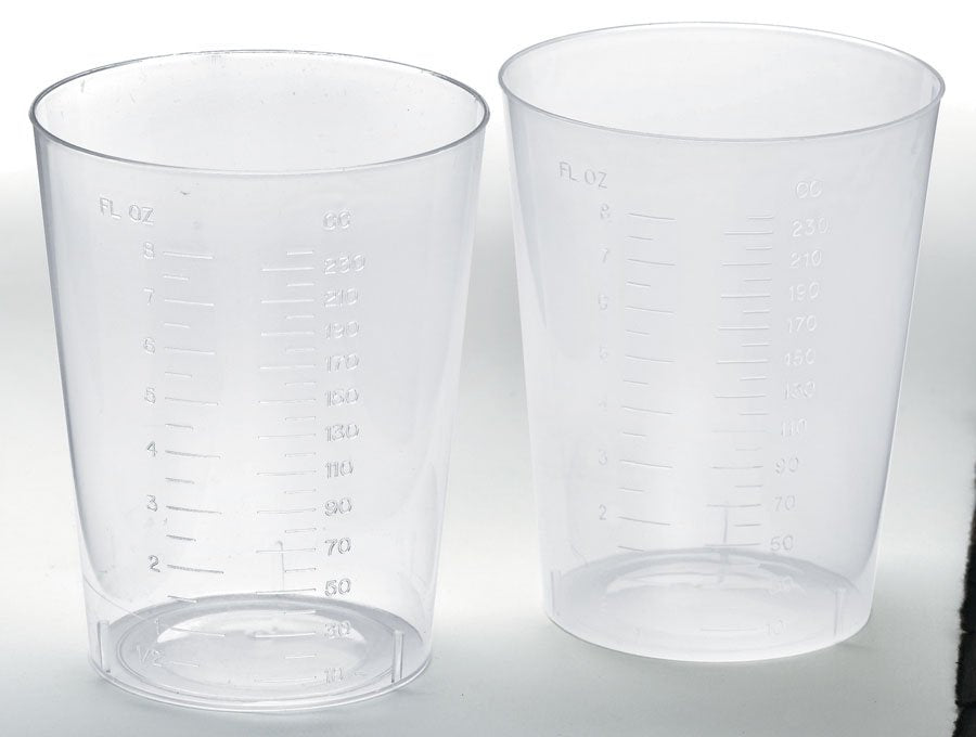 Drinking Cup 9 oz. Clear Plastic Disposable