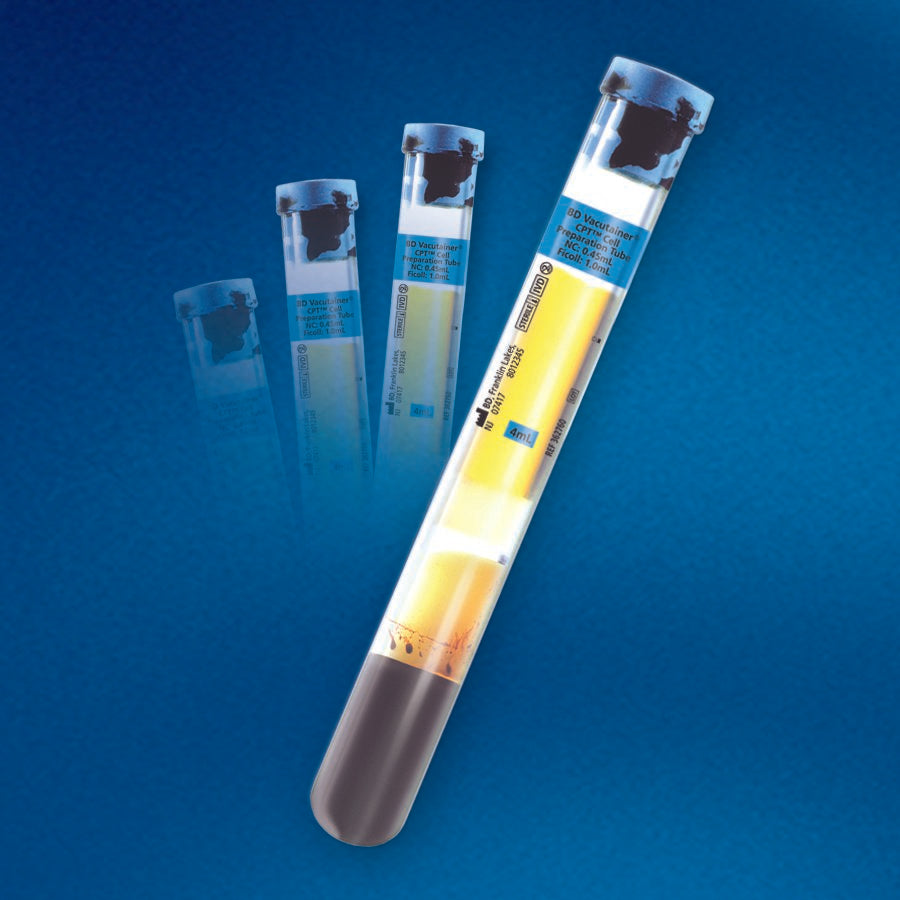 BD Vacutainer® CPT™ Cell Preparation Tube Sodium Heparin / Separator Gel Additive 8 mL Conventional Closure Glass Tube