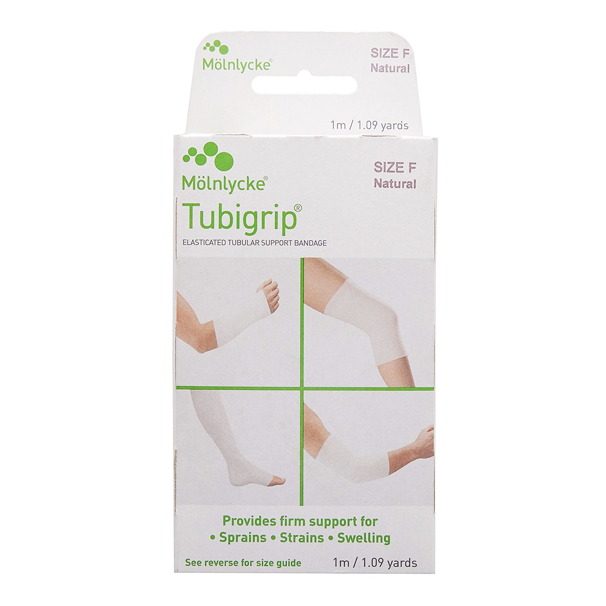 Tubigrip® Pull On Elastic Tubular Support Bandage, 1 Meter, Size F