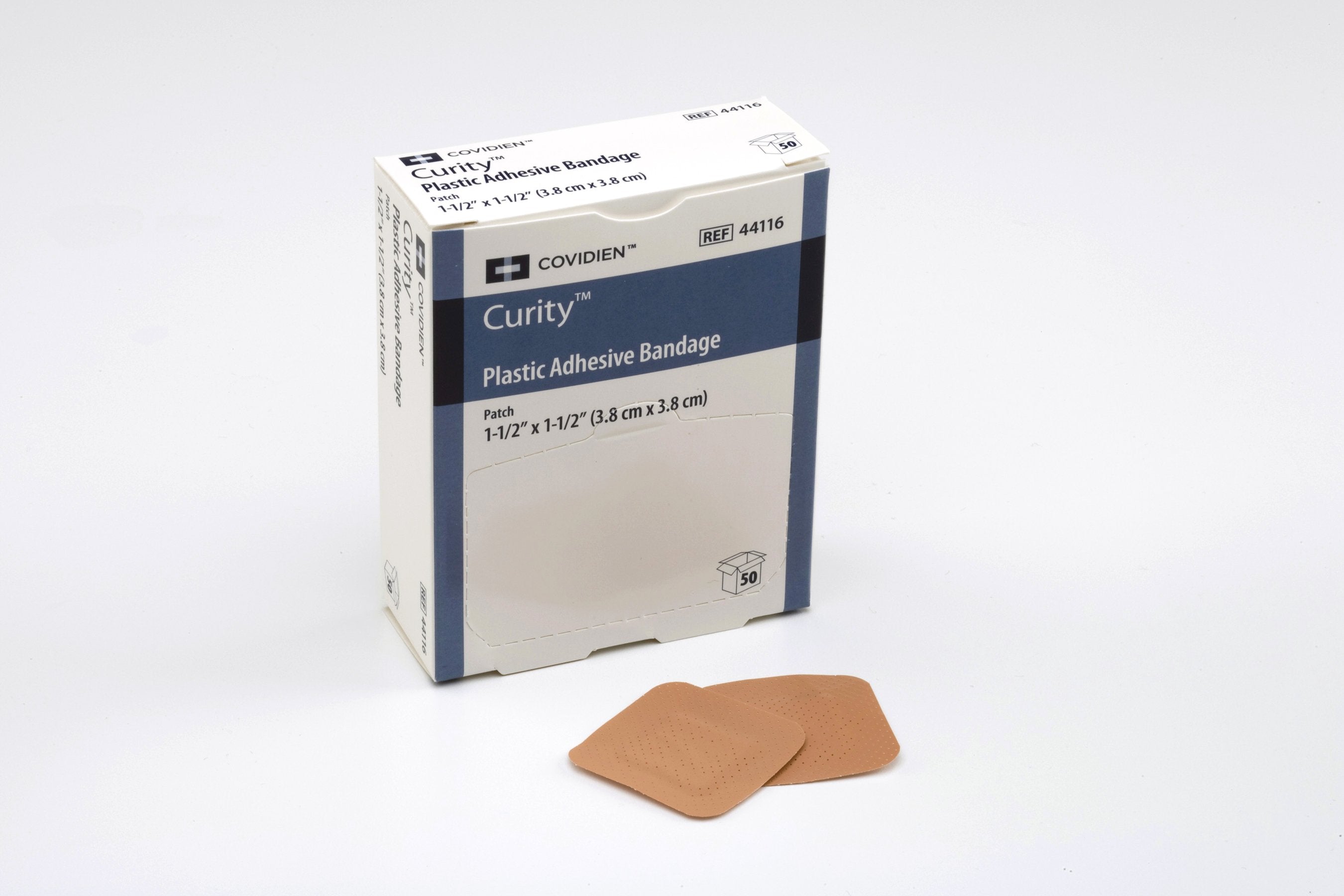 Curity™ Adhesive Spot Bandage, 1½ x 1½ Inch