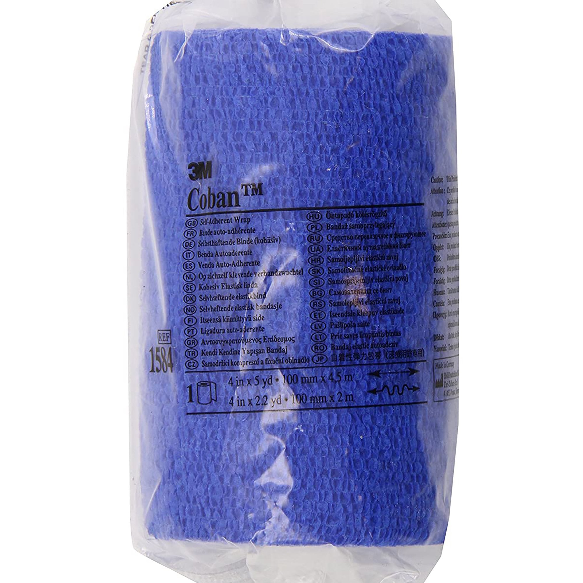 3M™ Coban™ Self-adherent Closure Cohesive Bandage, 4 Inch x 5 Yard