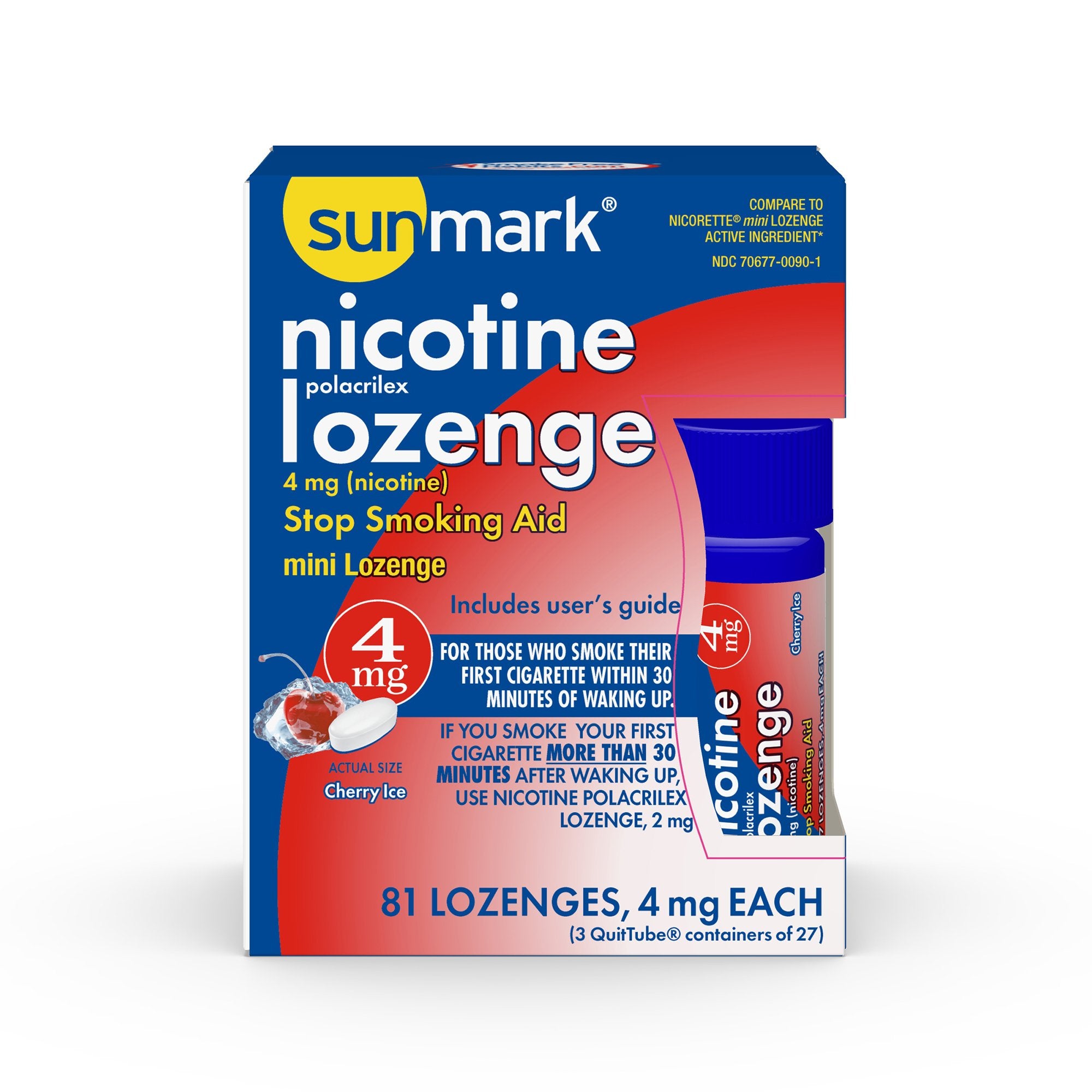 Stop Smoking Aid McKesson 4 mg Strength Lozenge