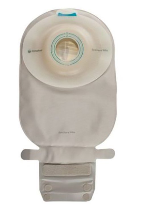 Ostomy Pouch SenSura® Mio Convex One-Piece System 11 Inch Length, Maxi Deep Convex, Pre-Cut 1-1/8 Inch Stoma Drainable