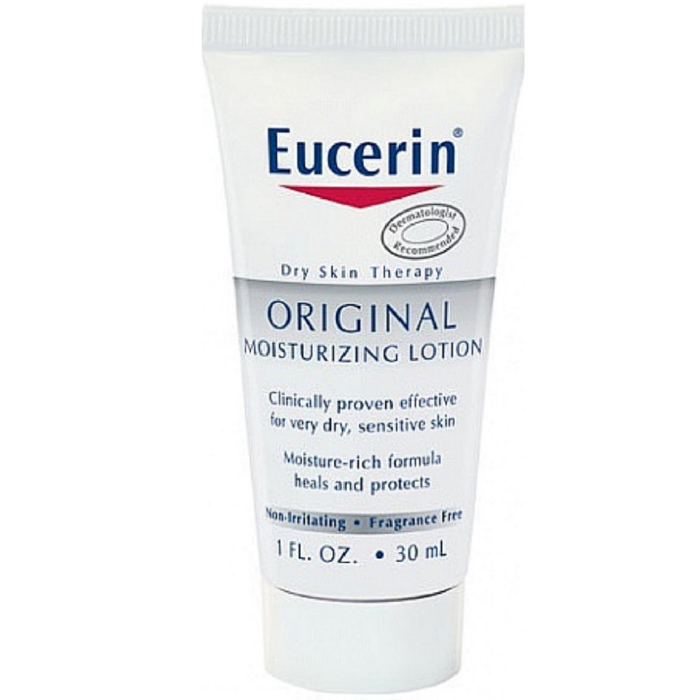 Eucerin Unscented Hand and Body Moisturizer, 1 oz.