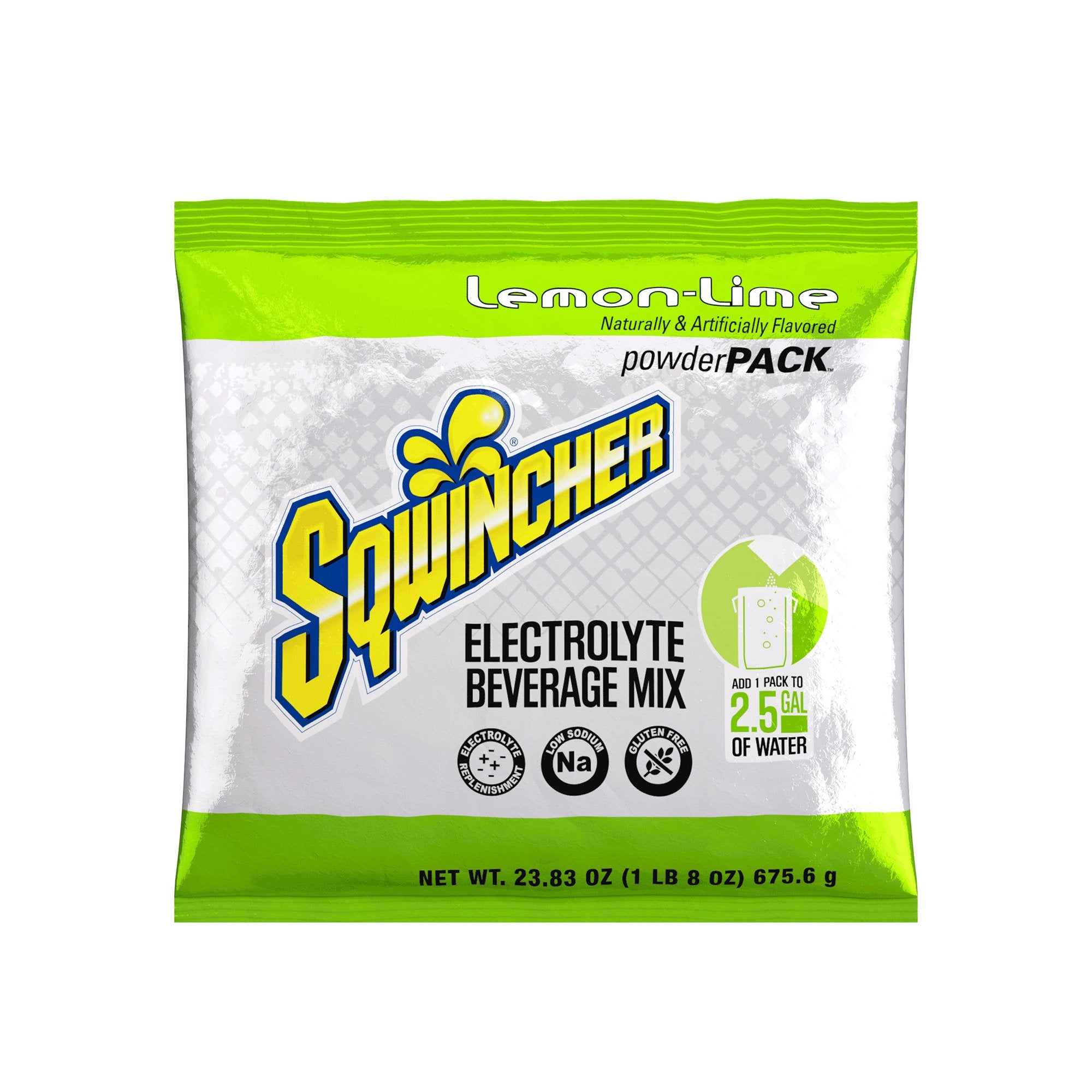 Sqwincher® Powder Pack® Lemon-Lime Electrolyte Replenishment Drink Mix