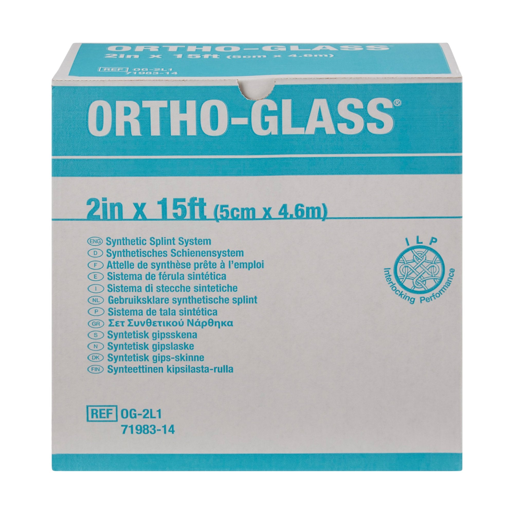 Ortho-Glass® Splint Roll, White, 2 Inch x 5 Yard