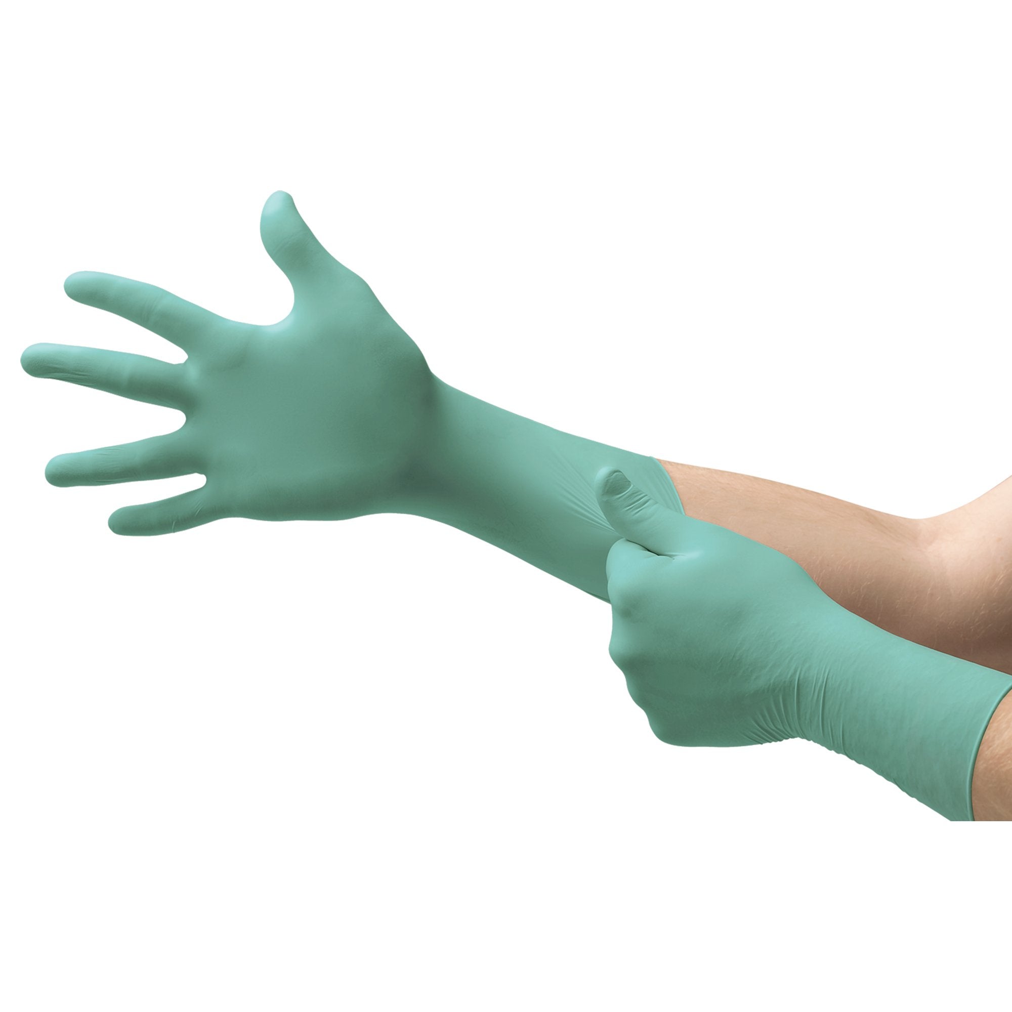 NeoPro® EC Polychloroprene Extended Cuff Length Exam Glove, Small, Green