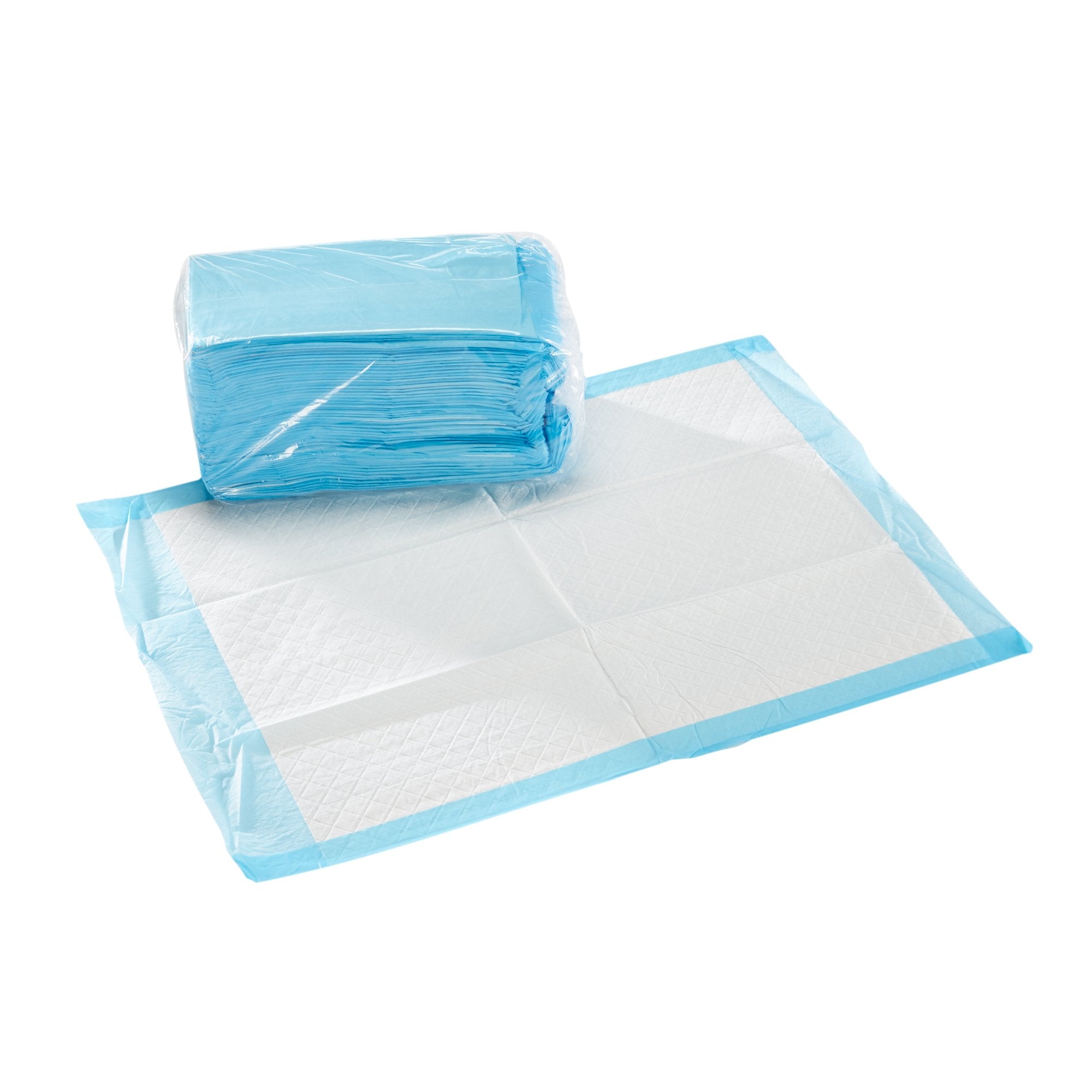 McKesson Nonsterile Blue Procedure Underpad, 17 x 24 Inch