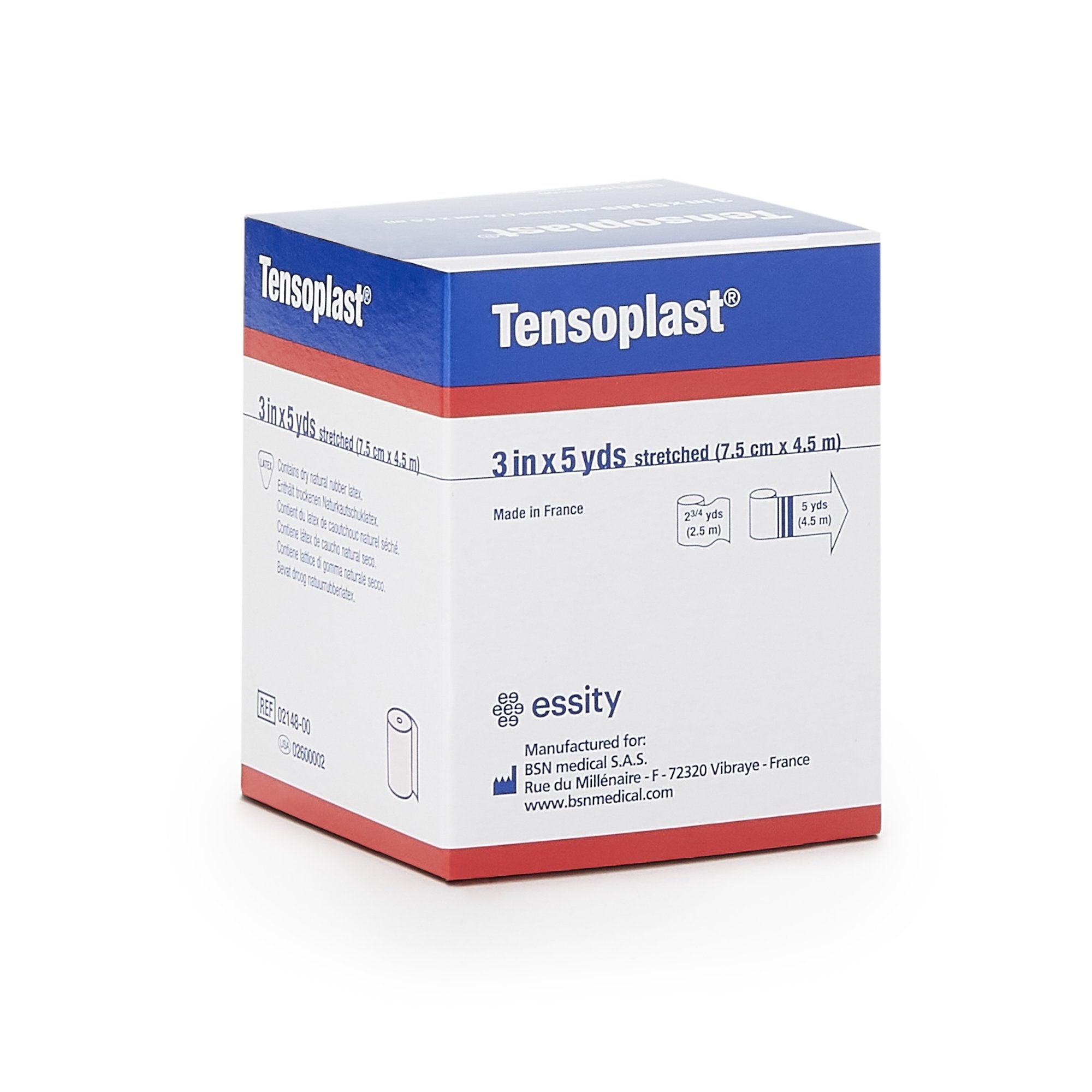 Tensoplast® No Closure Elastic Adhesive Bandage, 3 Inch x 5 Yard