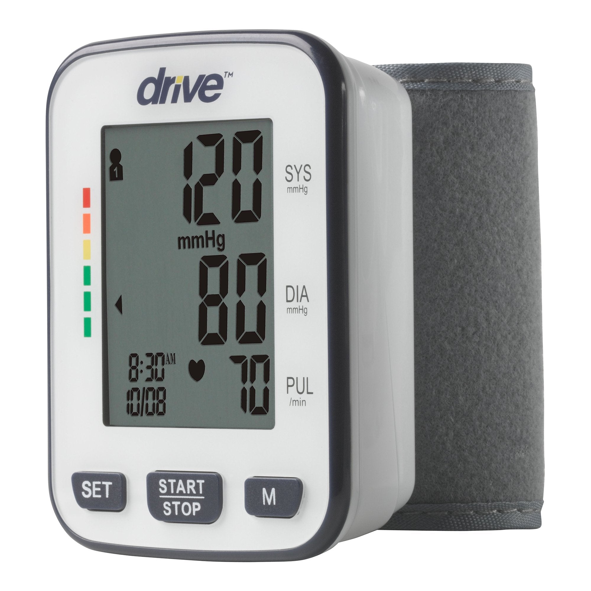 drive Medical Digital Blood Pressure Monitoring Unit, Wrist Cuff, Adult Medium