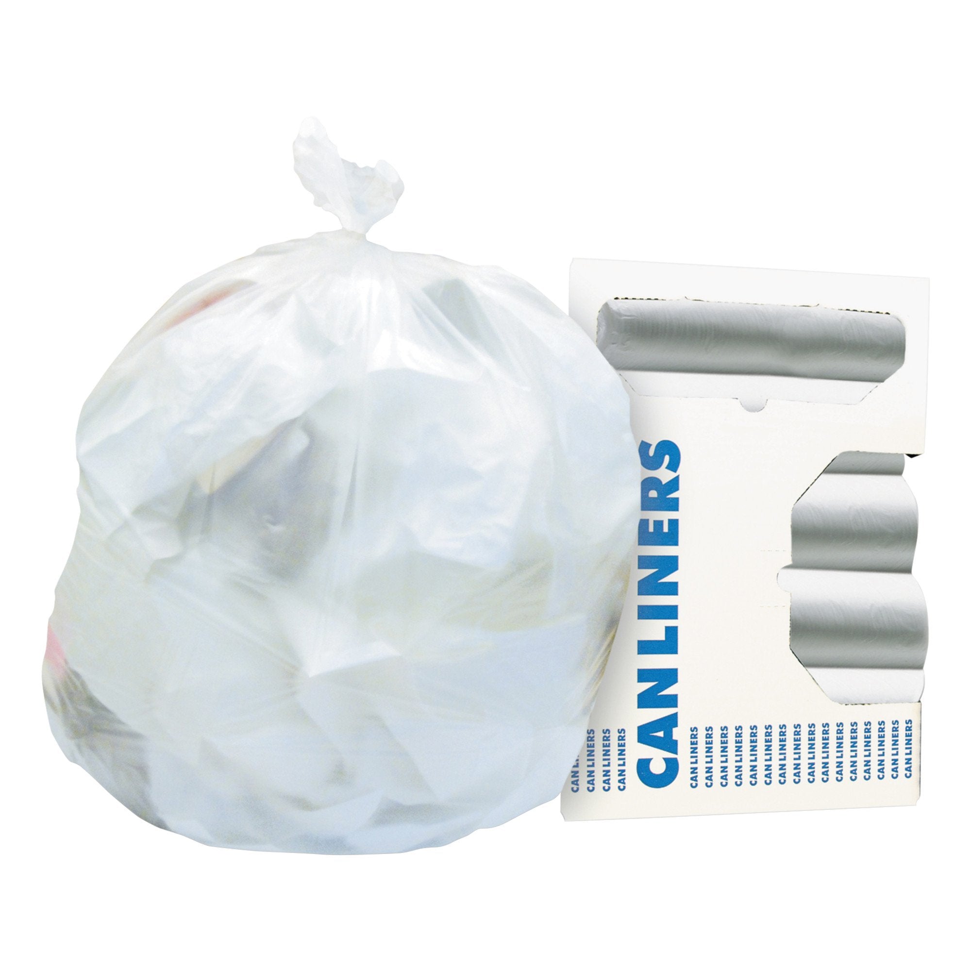 Trash Bag Heritage™ 16 gal. Natural HDPE 8 Mic. 24 X 33 Inch Star Seal Bottom Coreless Roll