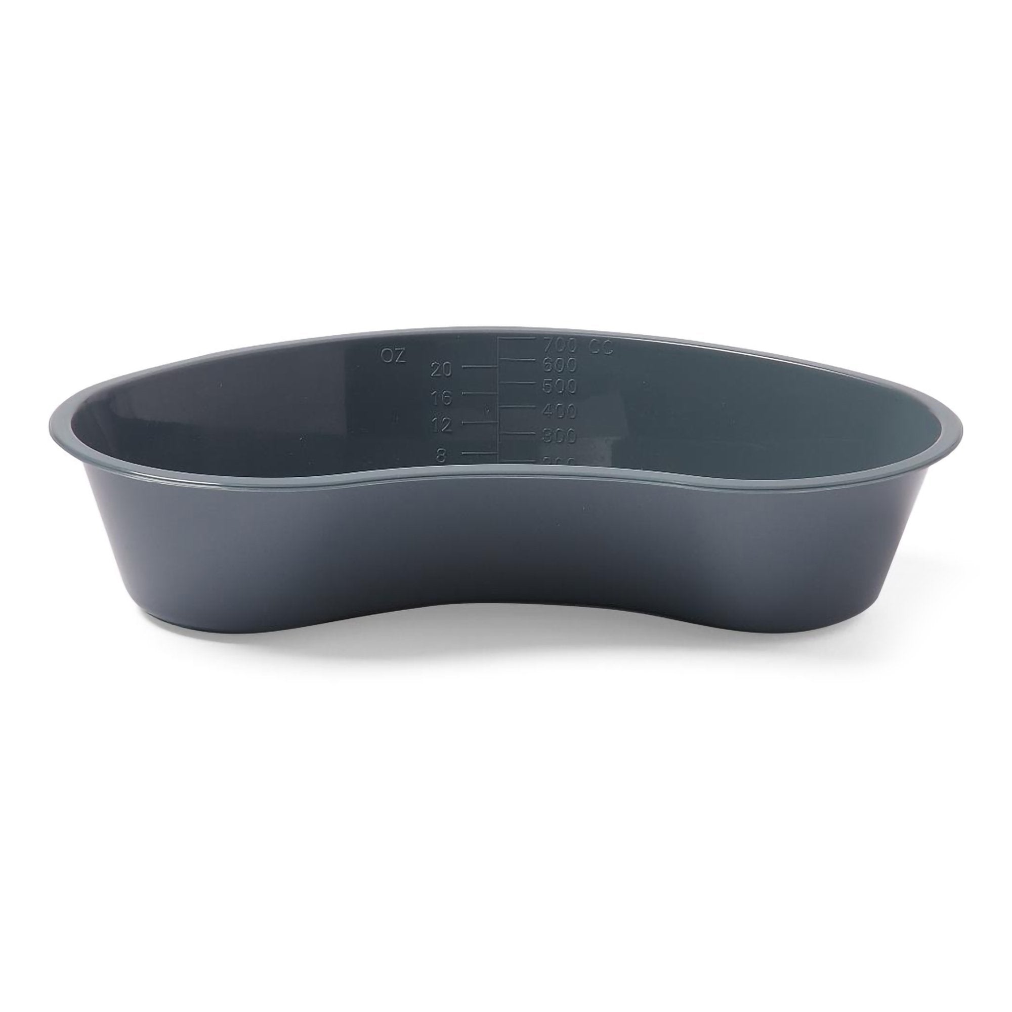 Emesis Basin Graphite 20 oz. Plastic Single Patient Use