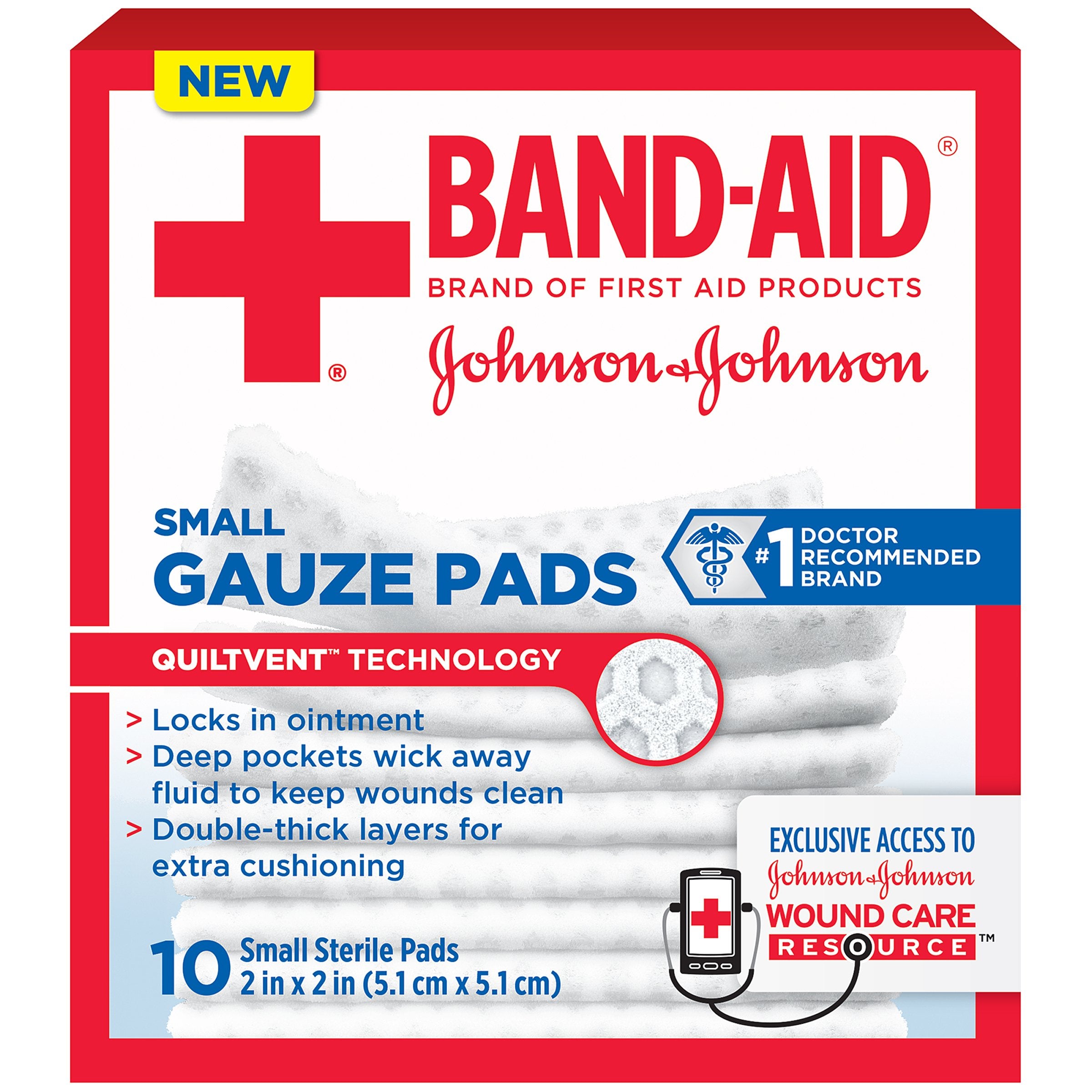 Gauze Sponge Band-Aid® 2 X 2 Inch Square Sterile 1 per Pack