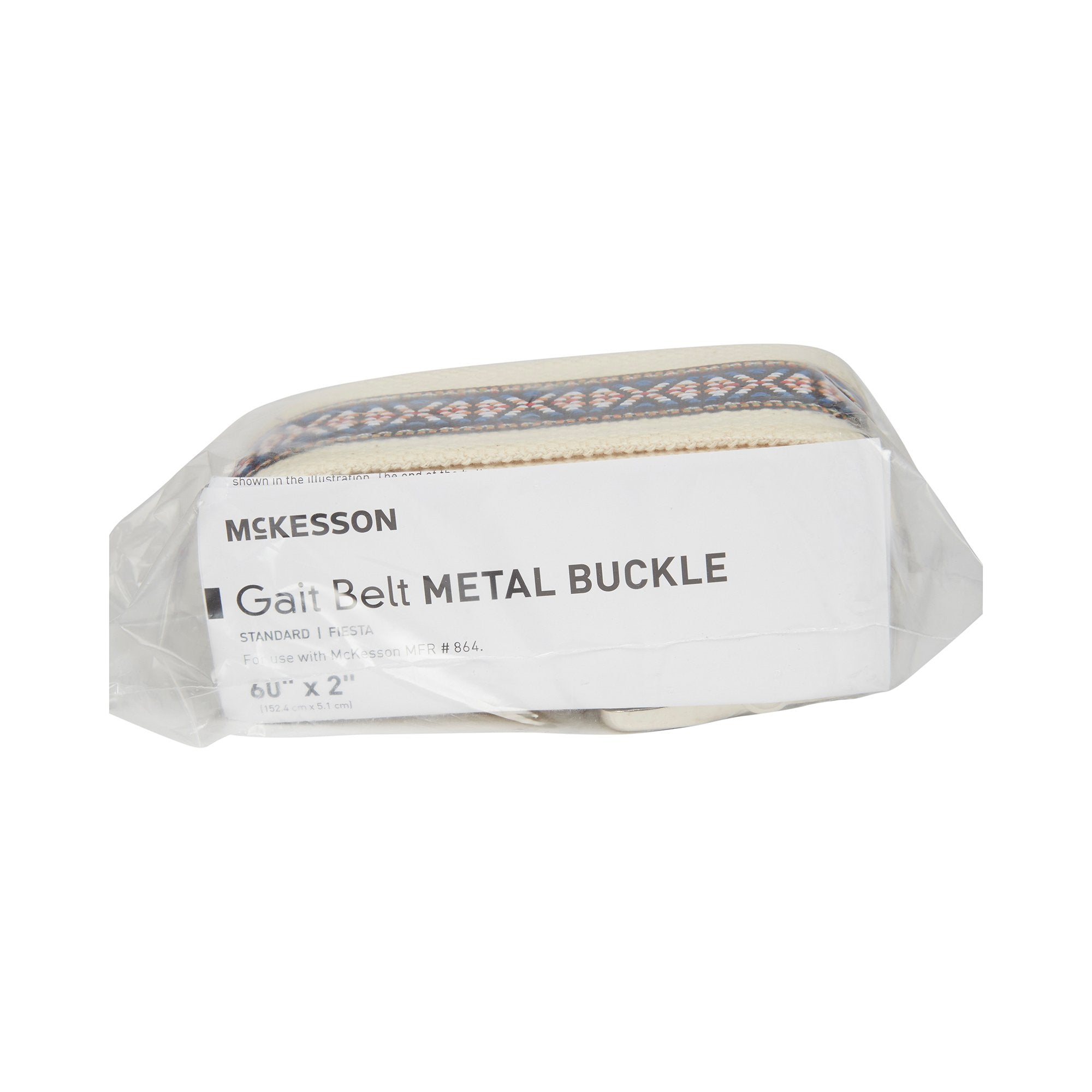 McKesson Gait Belt, 60 Inch, Fiesta Design