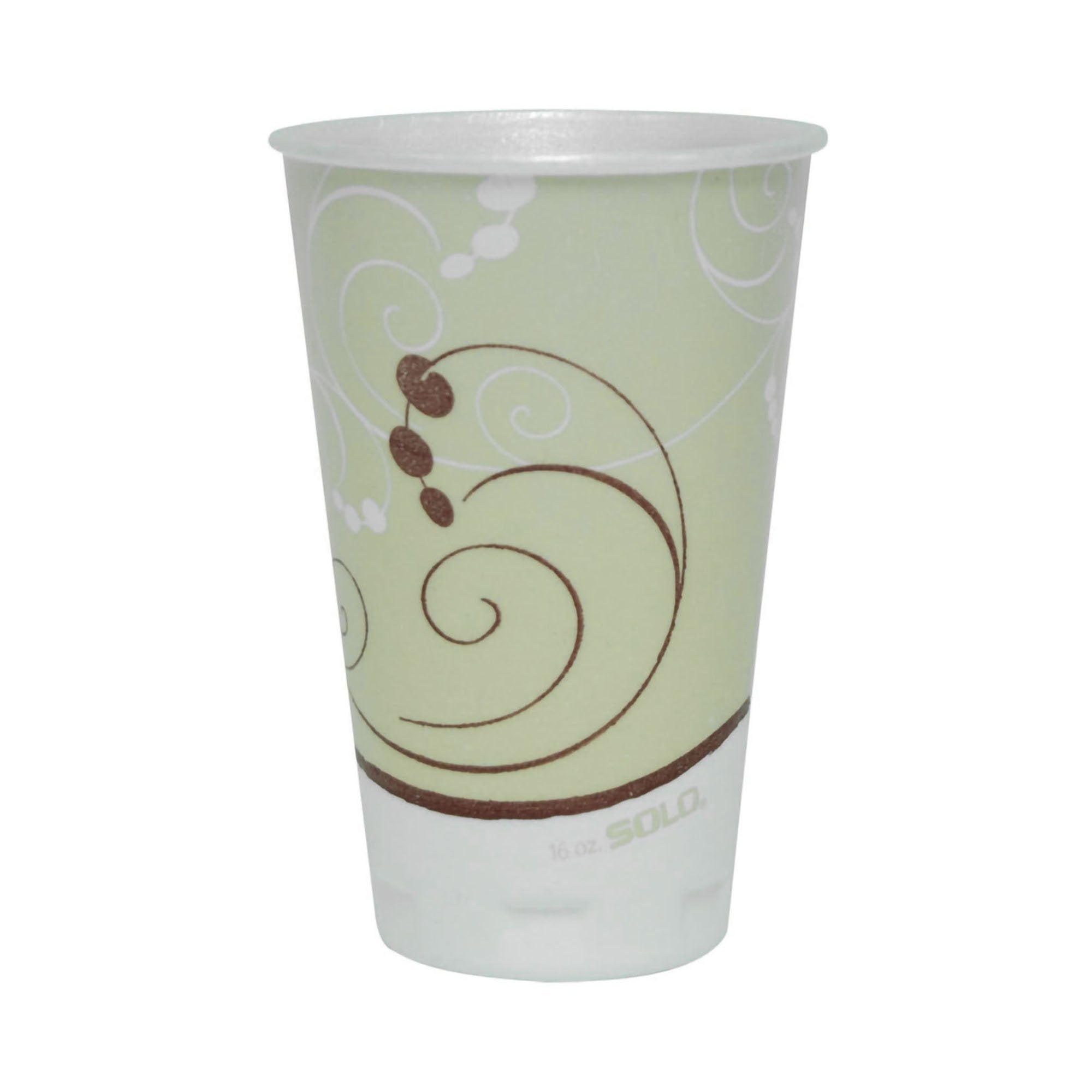 Insulated Drinking Cup Trophy® 16 oz. Symphony® Print Styrofoam Disposable