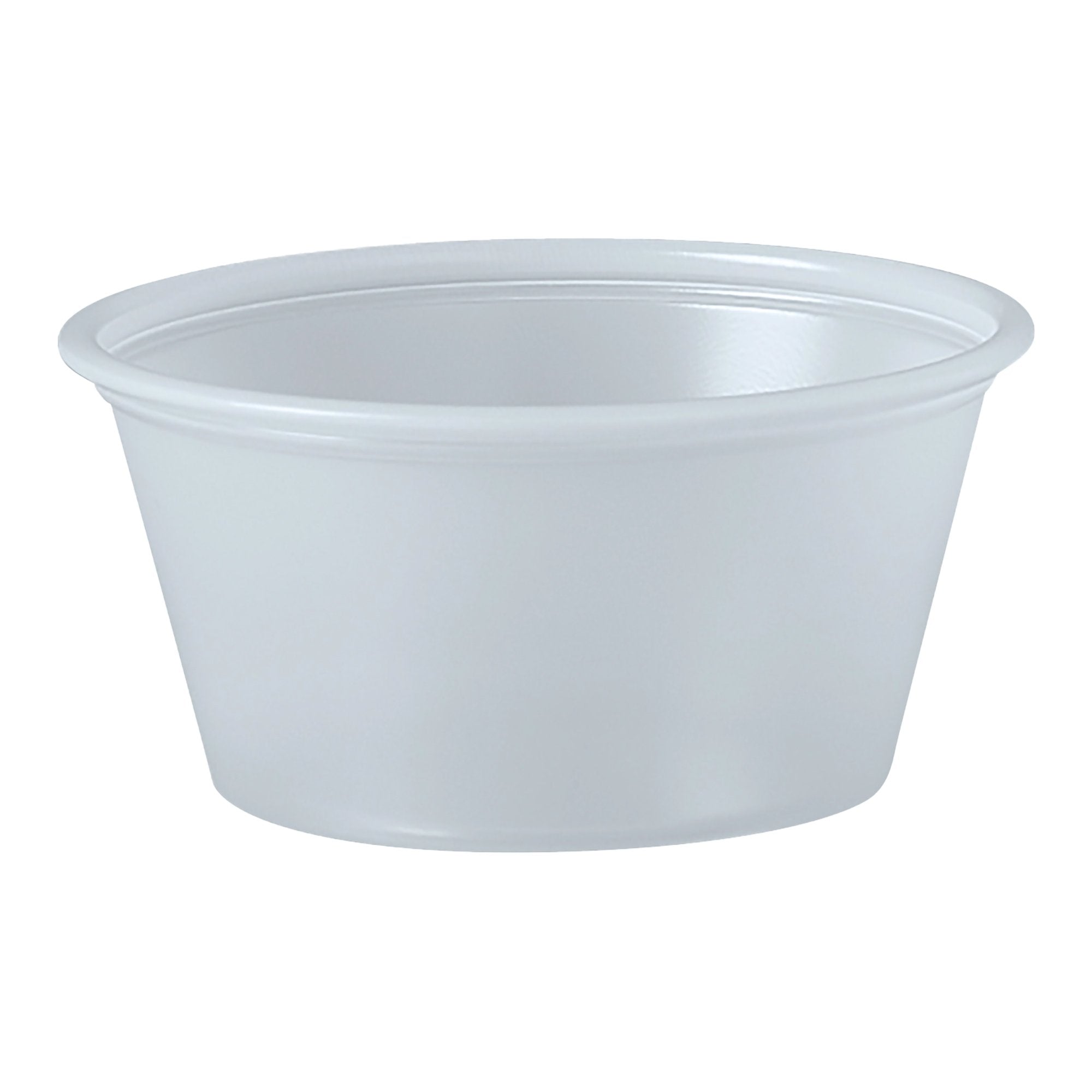 Souffle Cup Solo® 2 oz. Translucent Plastic Disposable