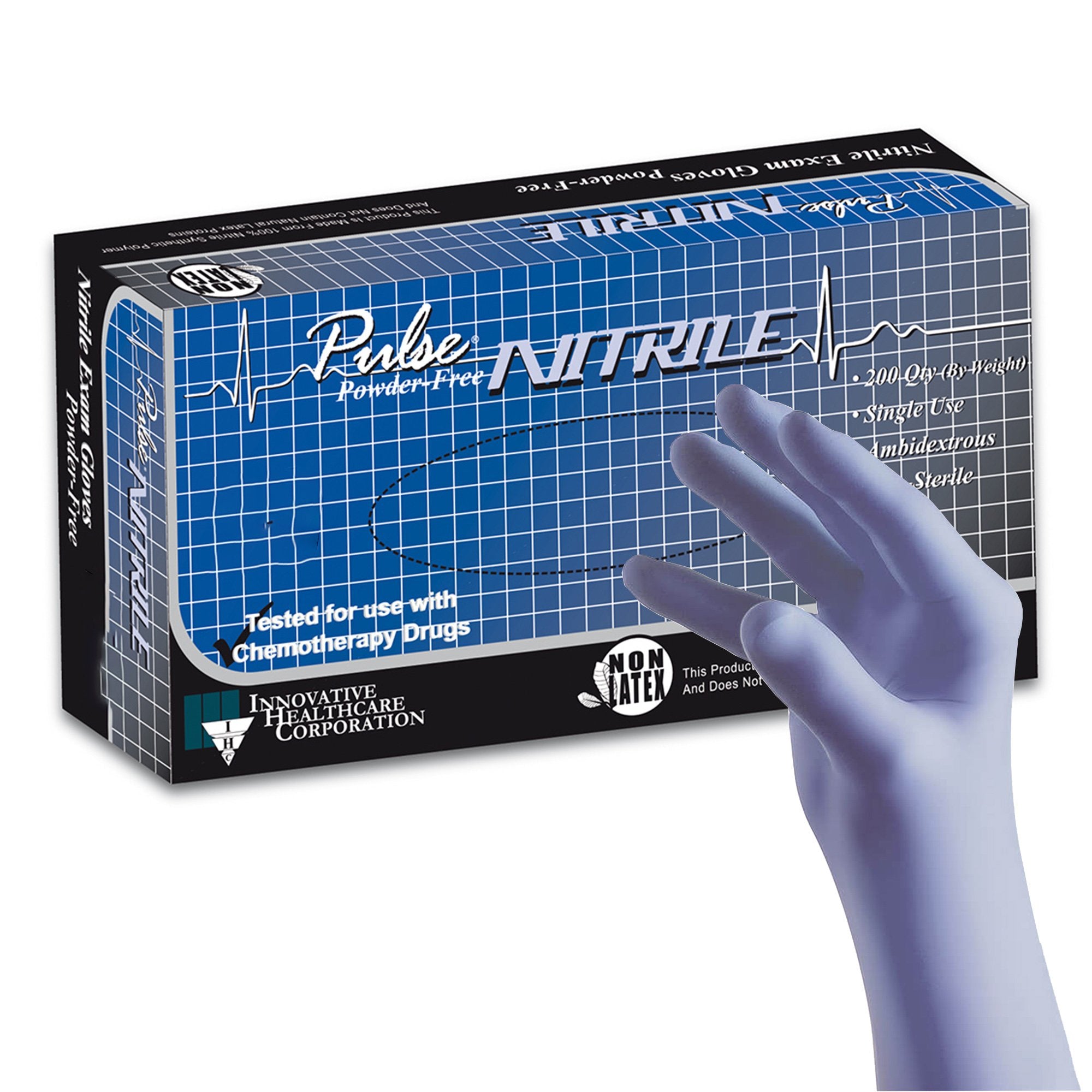 Pulse® Nitrile Exam Glove, 2X-Large, Lavender