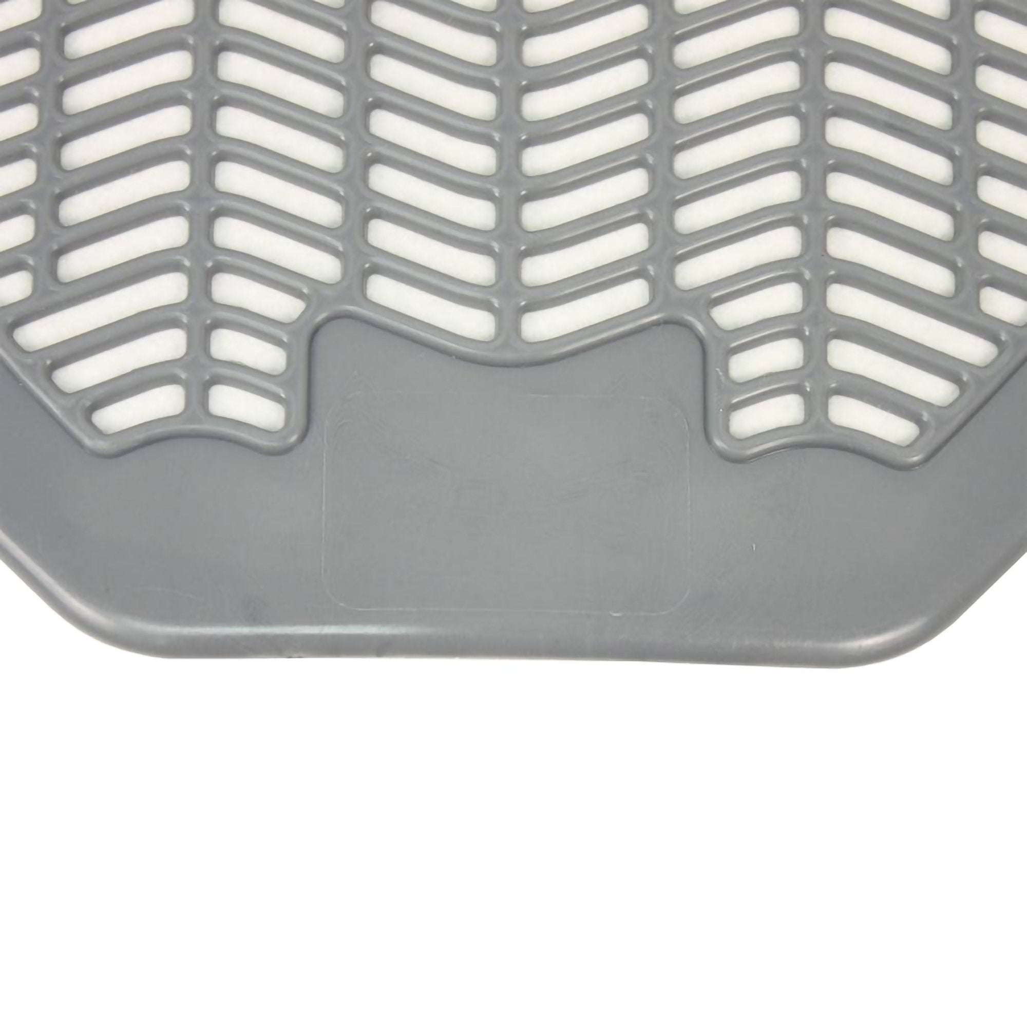 Urinal Floor Mat Impact Z-Mat™ 17-1/2 X 20-3/8 Inch Gray