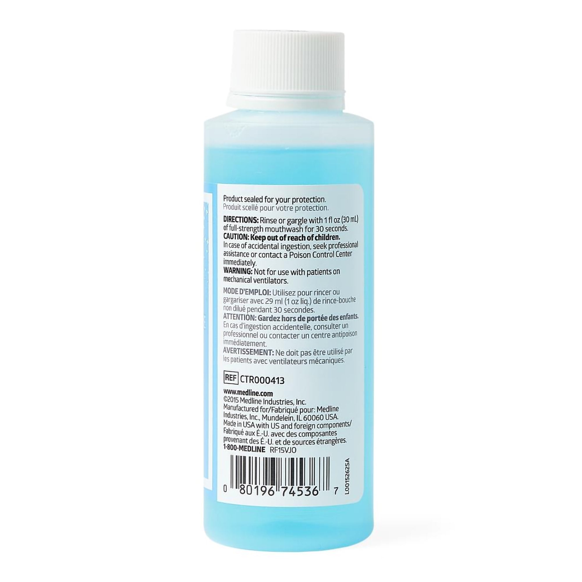 Mouthwash Sparkle Fresh 4 oz. Mint Flavor