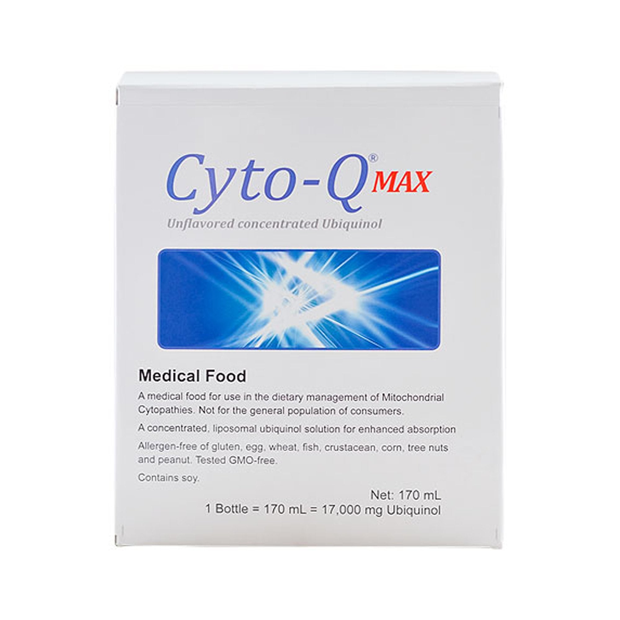 Cyto-Q™ MAX Concentrated Ubiquinol Medical Food, 5.7-ounce bottle