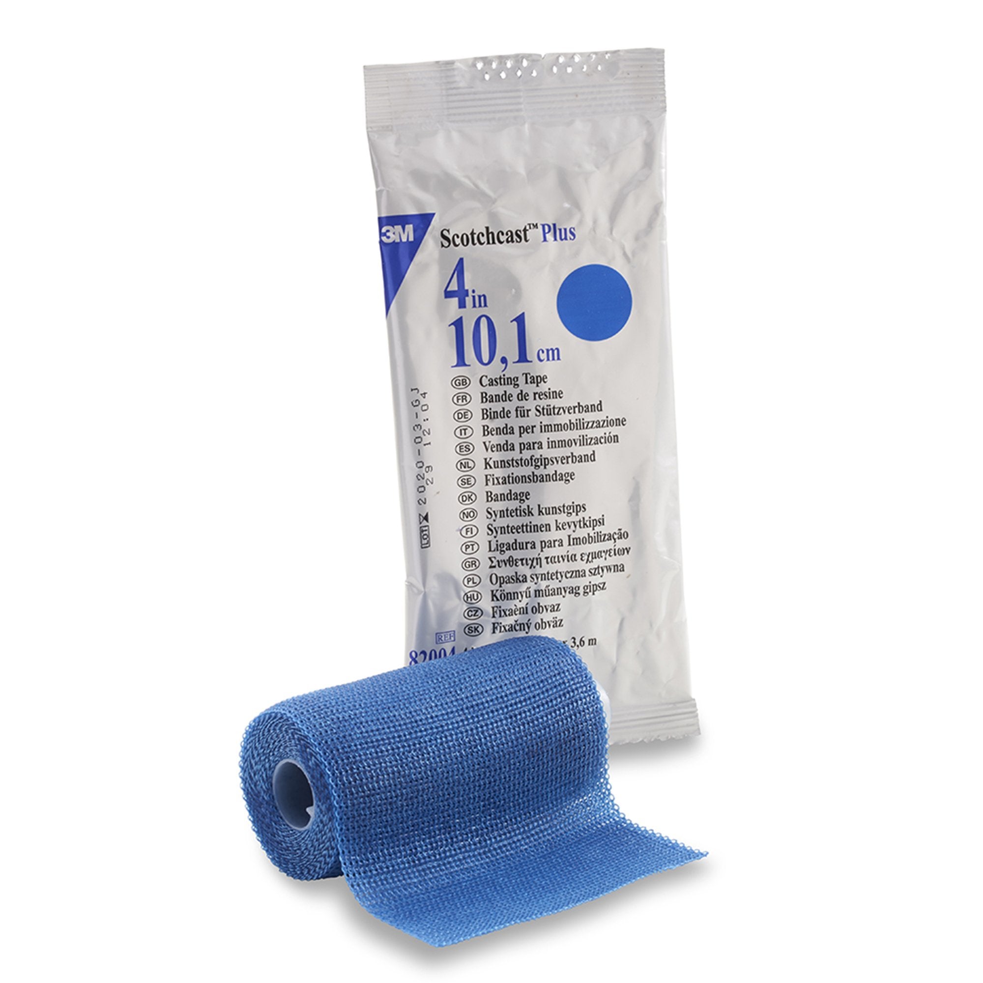 3M™ Scotchcast™ Plus Blue Cast Tape, 4 Inch x 4 Yard