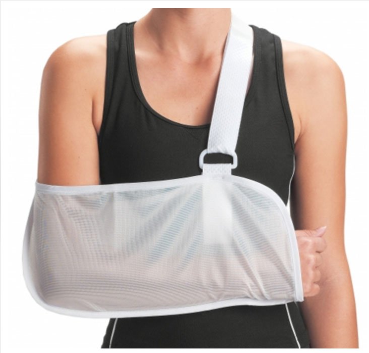 Arm Sling Procare® Chieftain™ D-Ring / Hook and Loop Strap Closure Small