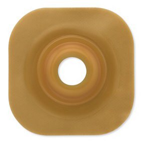 Ostomy Barrier New Image™ Trim to Fit, Standard Wear Adhesive Tape Borders 57 mm Flange Red Code System Flexwear Up to 1-1/2 Inch Opening