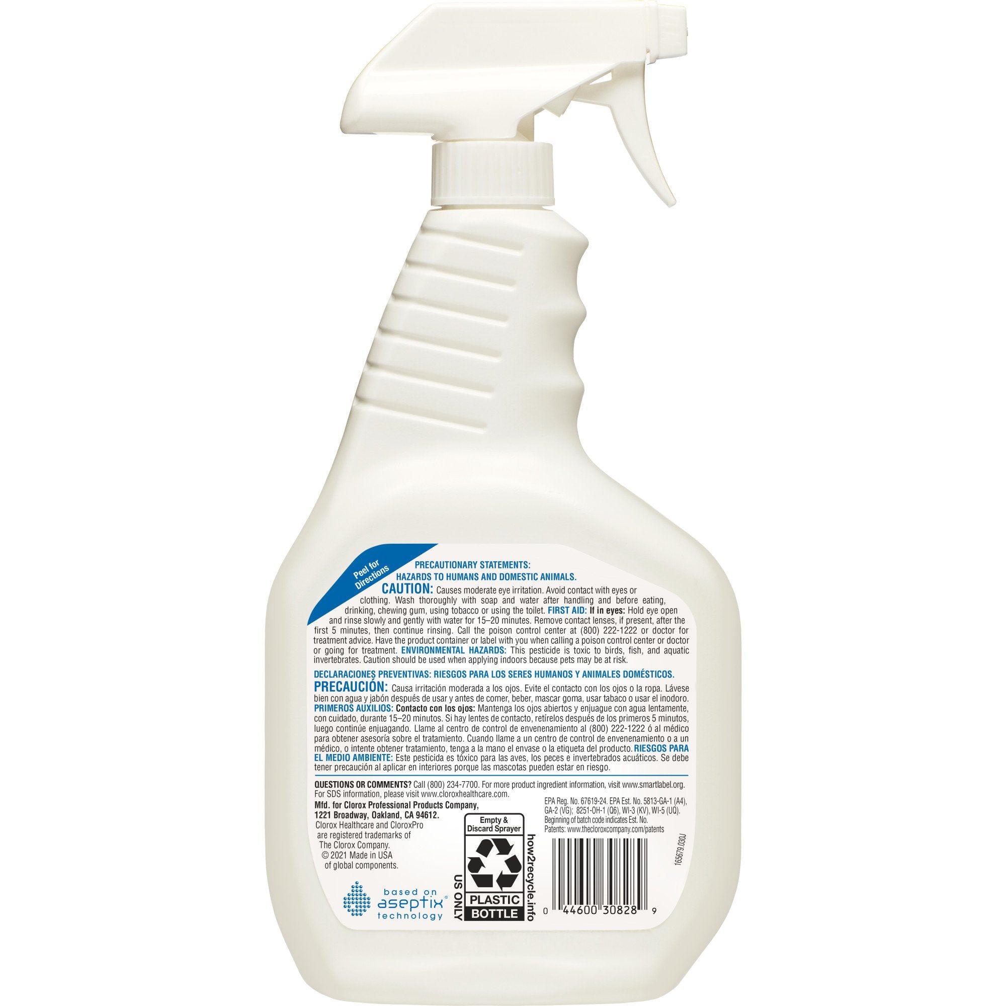 Clorox® Healthcare® Surface Disinfectant Cleaner, 32 oz Trigger Spray Bottle