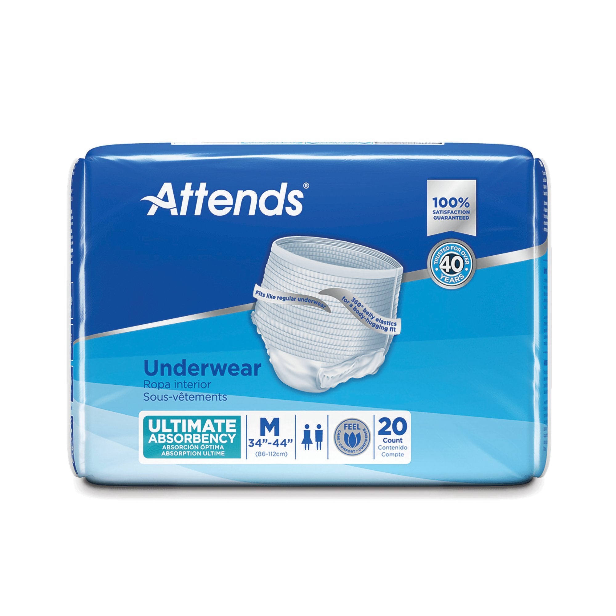 Attends® Advanced Underwear, Medium